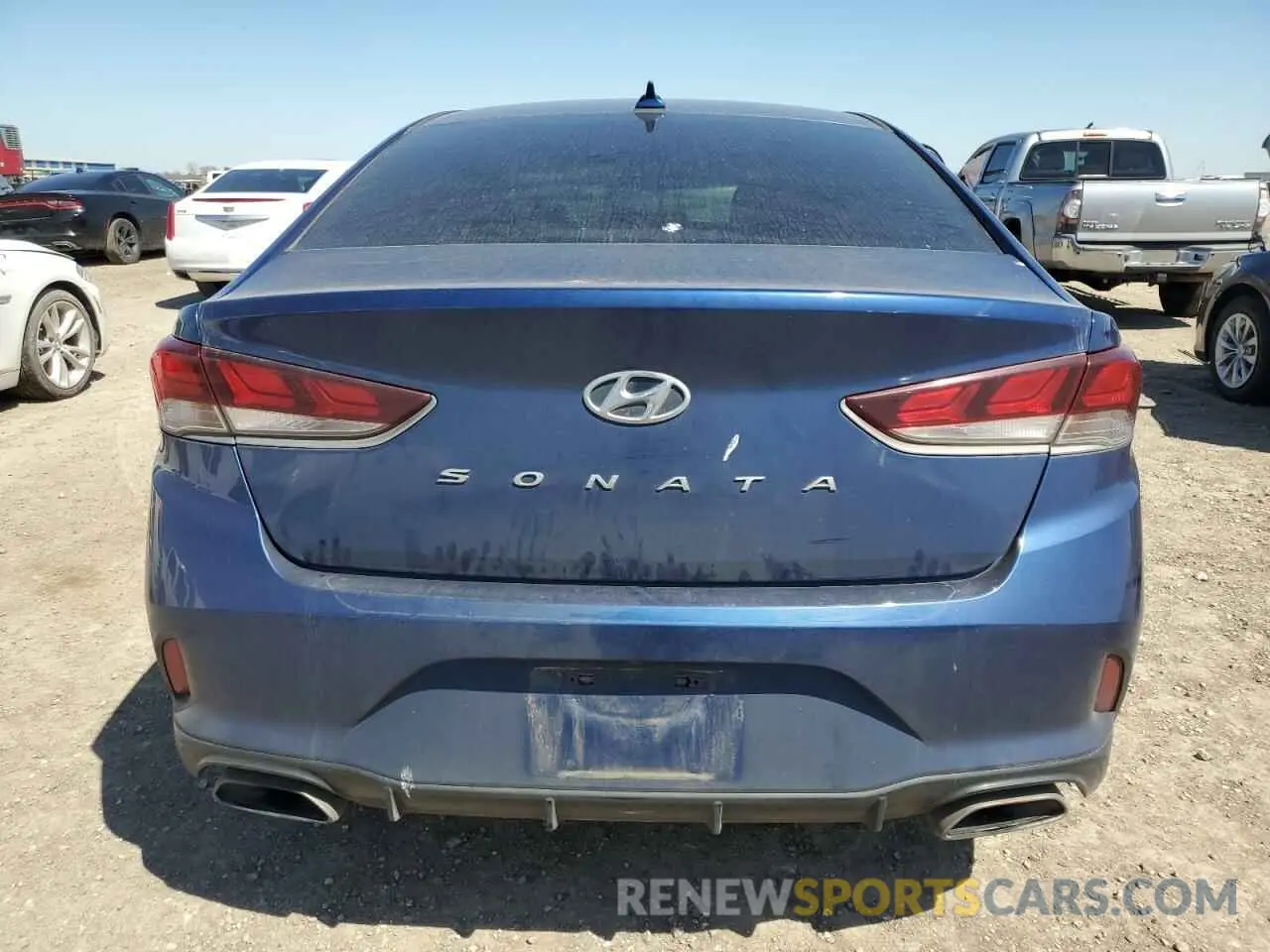 6 fotografías del automóvil dañado 5NPE34AFXKH751541 HYUNDAI SONATA 2019