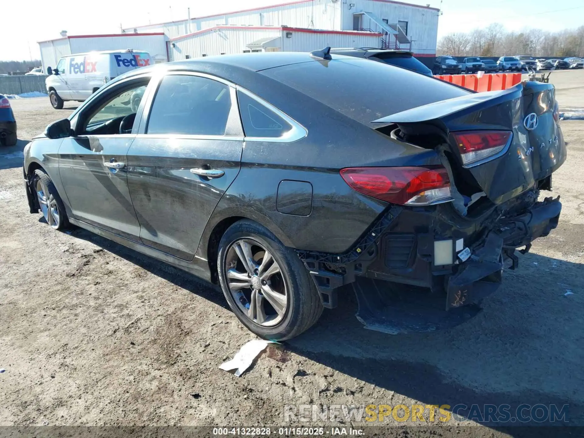 3 fotografías del automóvil dañado 5NPE34AFXKH761549 HYUNDAI SONATA 2019