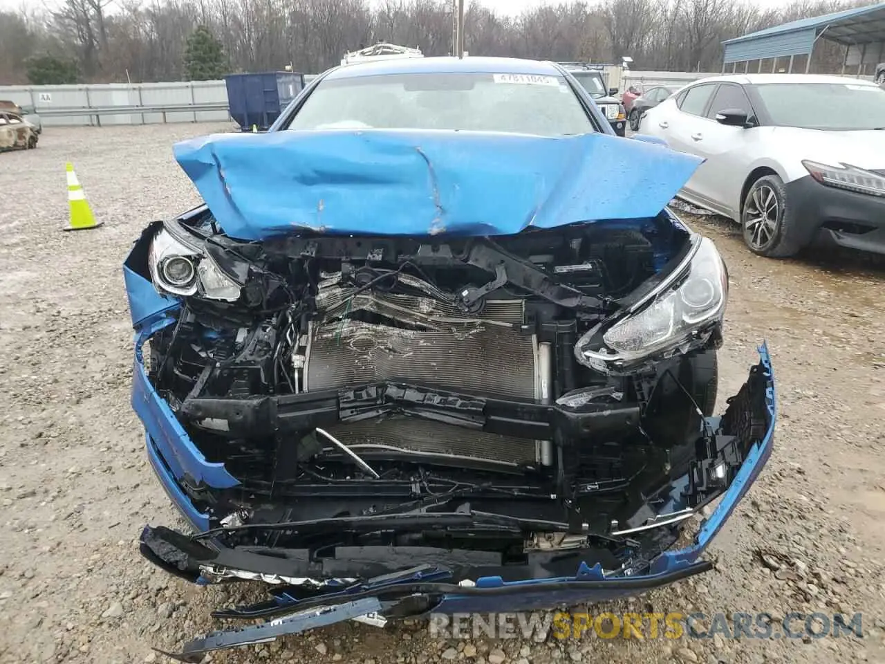 5 fotografías del automóvil dañado 5NPE34AFXKH783387 HYUNDAI SONATA 2019