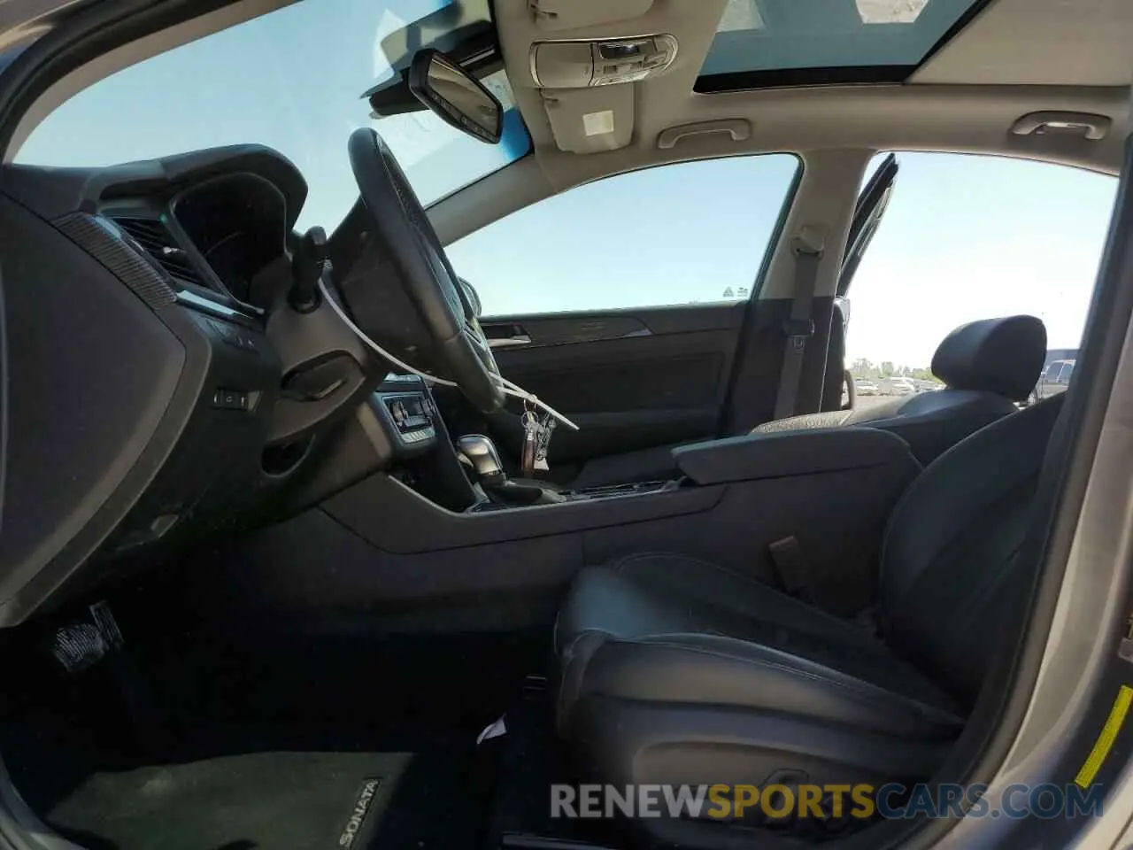7 fotografías del automóvil dañado 5NPE34AFXKH787181 HYUNDAI SONATA 2019