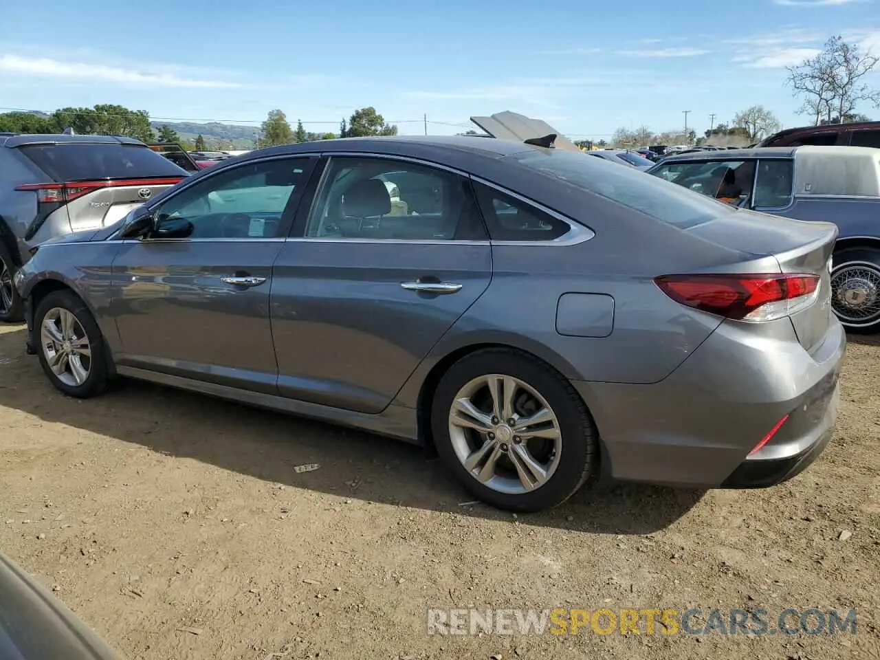 2 fotografías del automóvil dañado 5NPE34AFXKH787519 HYUNDAI SONATA 2019