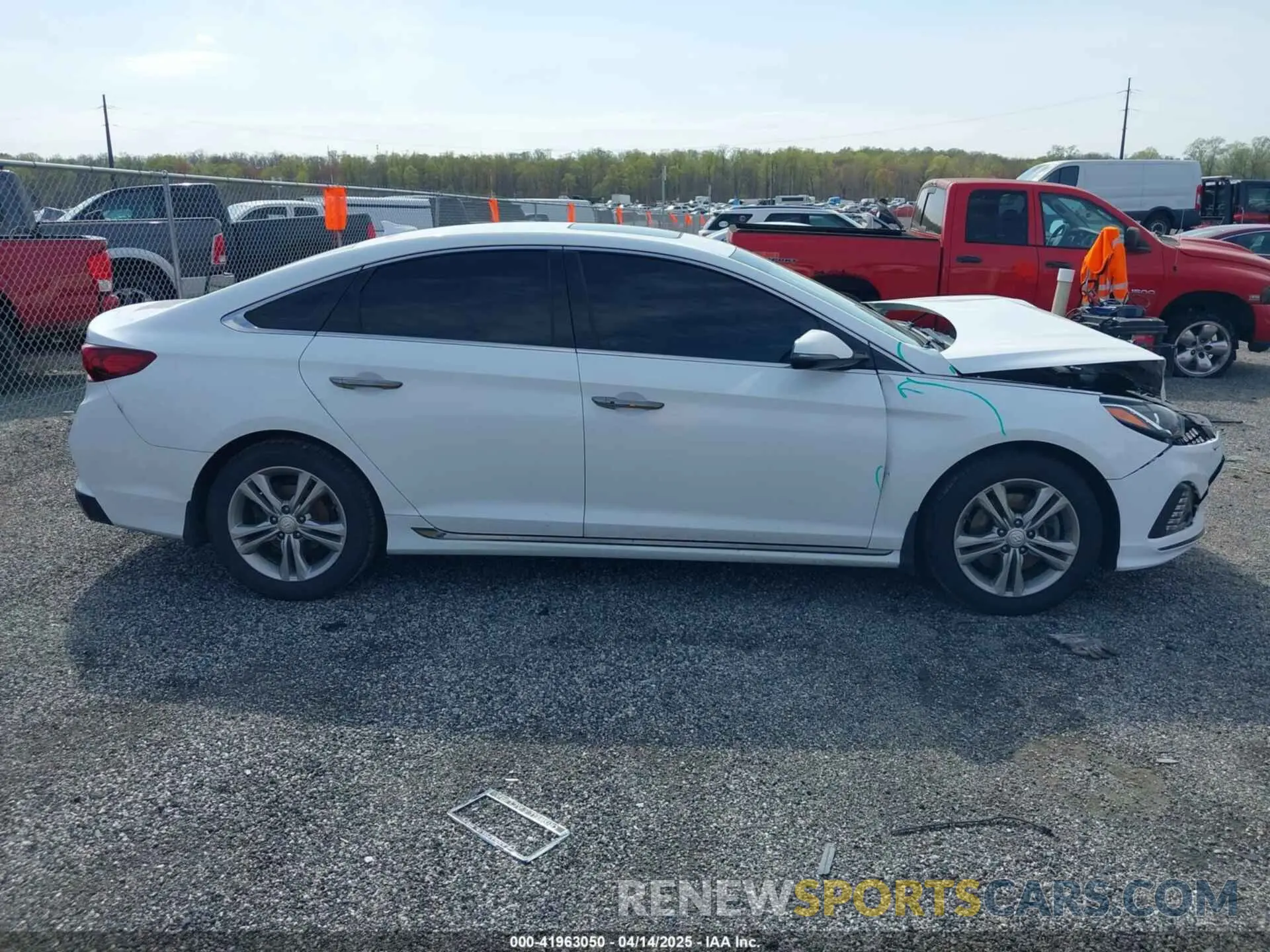 13 fotografías del automóvil dañado 5NPE34AFXKH803038 HYUNDAI SONATA 2019