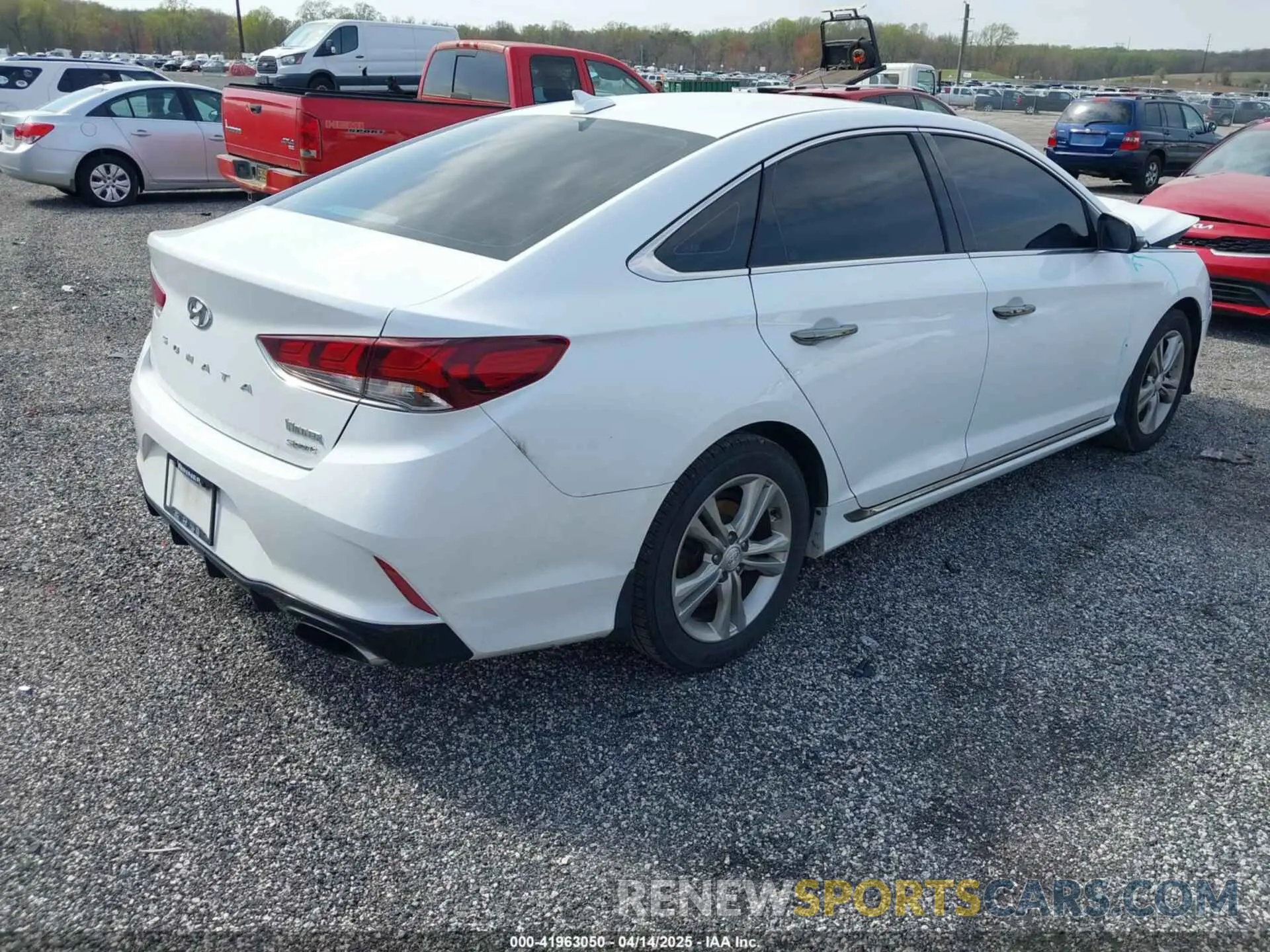 4 fotografías del automóvil dañado 5NPE34AFXKH803038 HYUNDAI SONATA 2019
