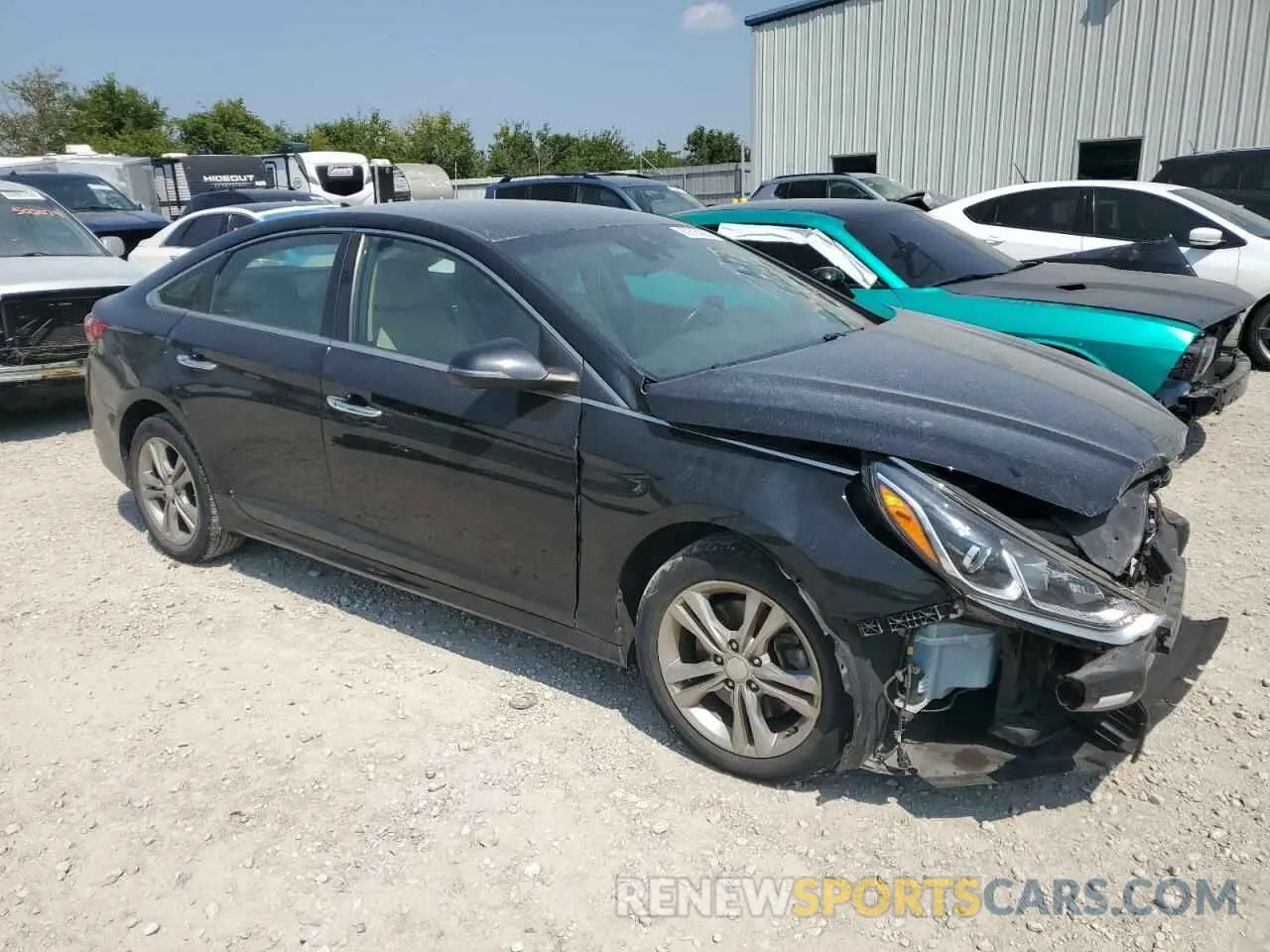 4 fotografías del automóvil dañado 5NPE34AFXKH815433 HYUNDAI SONATA 2019