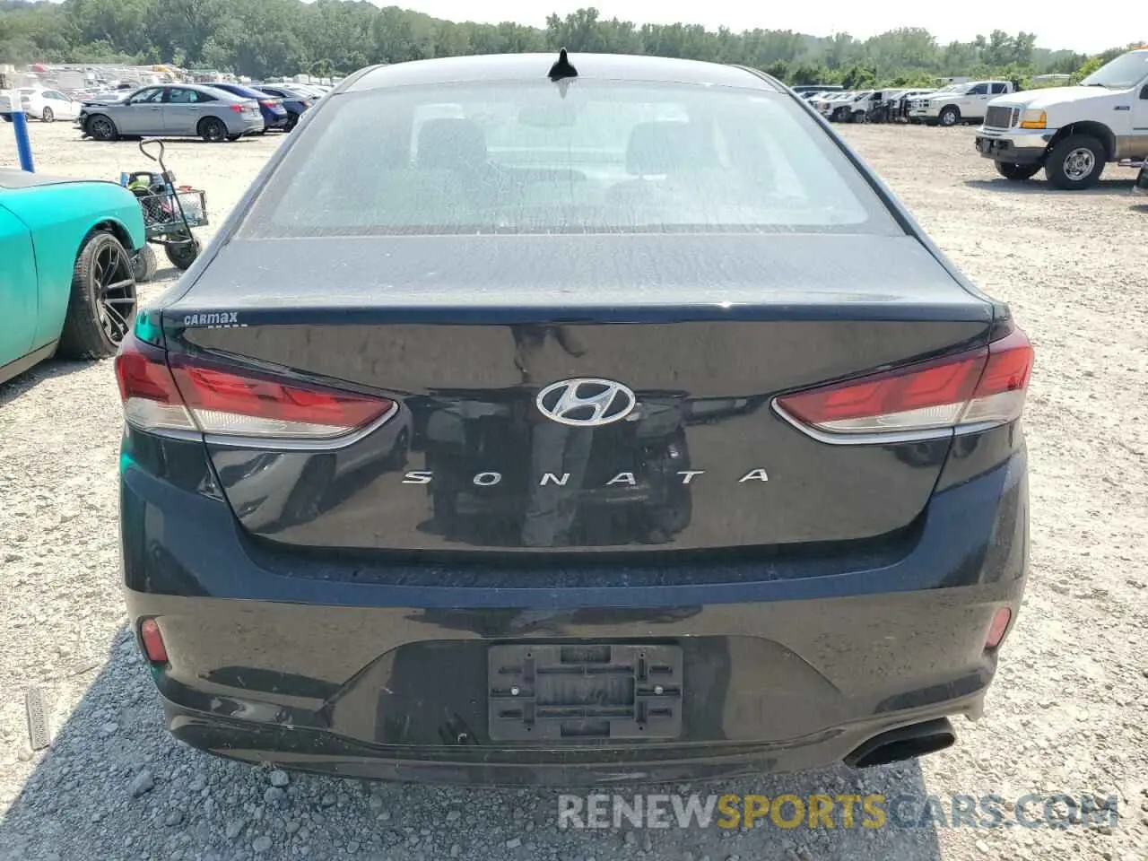 6 fotografías del automóvil dañado 5NPE34AFXKH815433 HYUNDAI SONATA 2019