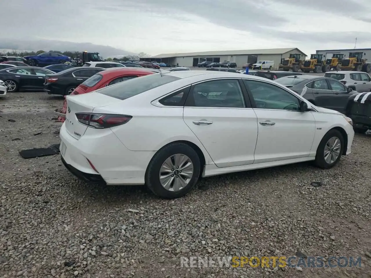 3 fotografías del automóvil dañado KMHE24L31KA089373 HYUNDAI SONATA 2019