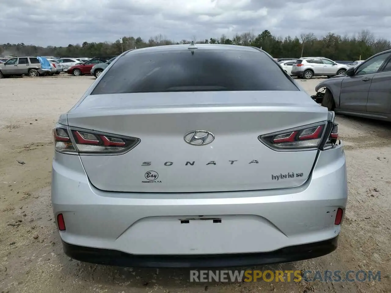 6 fotografías del automóvil dañado KMHE24L39KA093459 HYUNDAI SONATA 2019