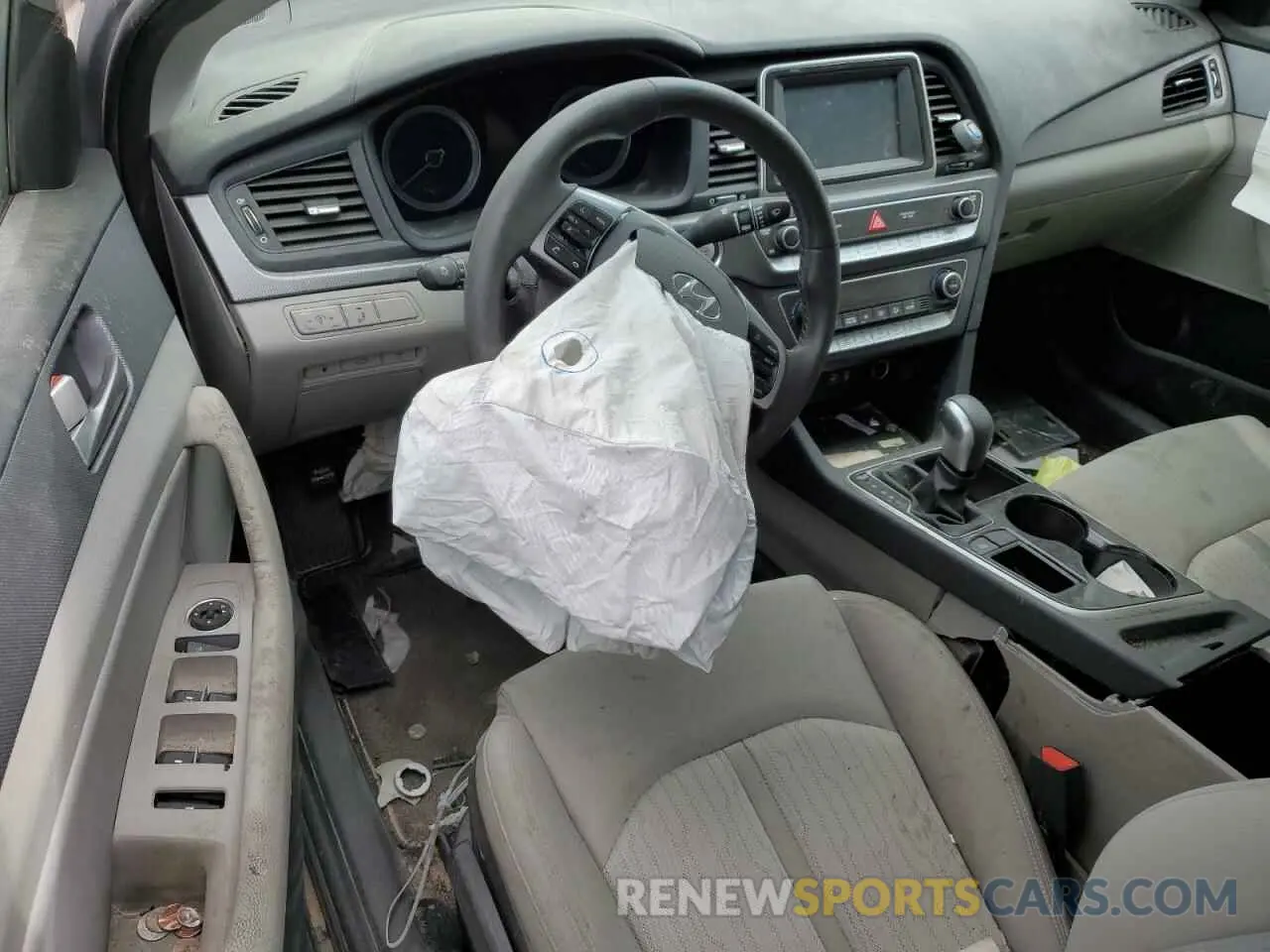 8 fotografías del automóvil dañado KMHE24L39KA093459 HYUNDAI SONATA 2019