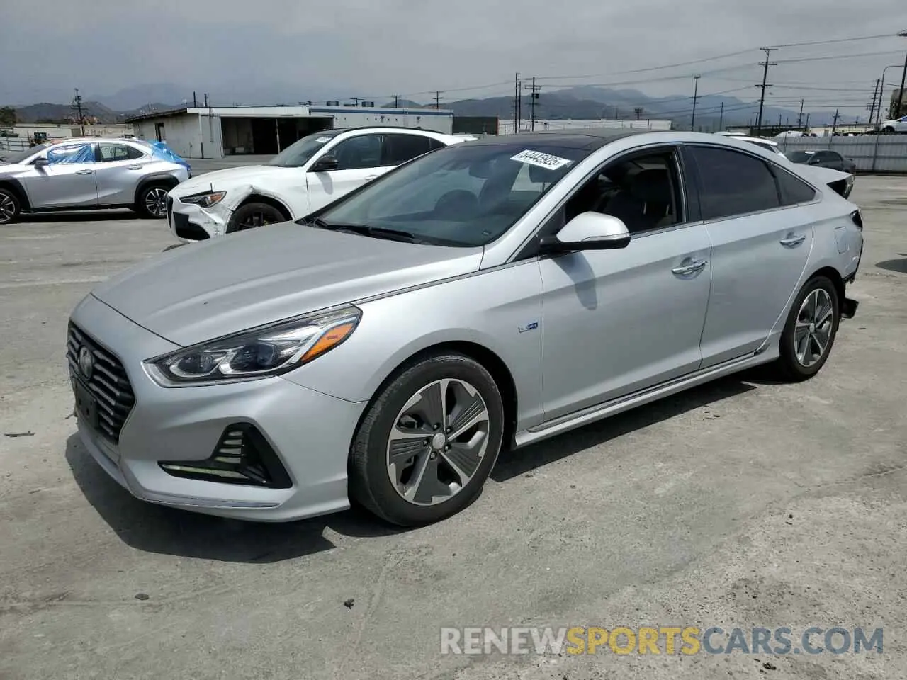 1 fotografías del automóvil dañado KMHE34L37KA092193 HYUNDAI SONATA 2019