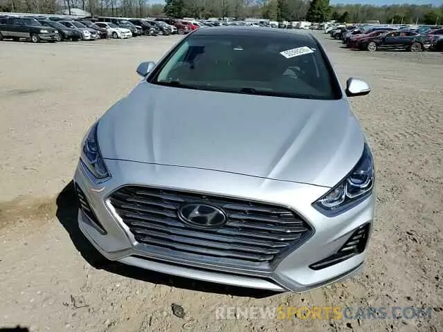 10 fotografías del automóvil dañado KMHE34L3XKA089241 HYUNDAI SONATA 2019