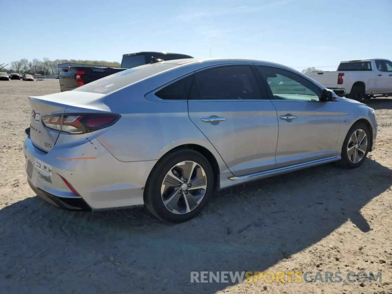 3 fotografías del automóvil dañado KMHE34L3XKA089241 HYUNDAI SONATA 2019