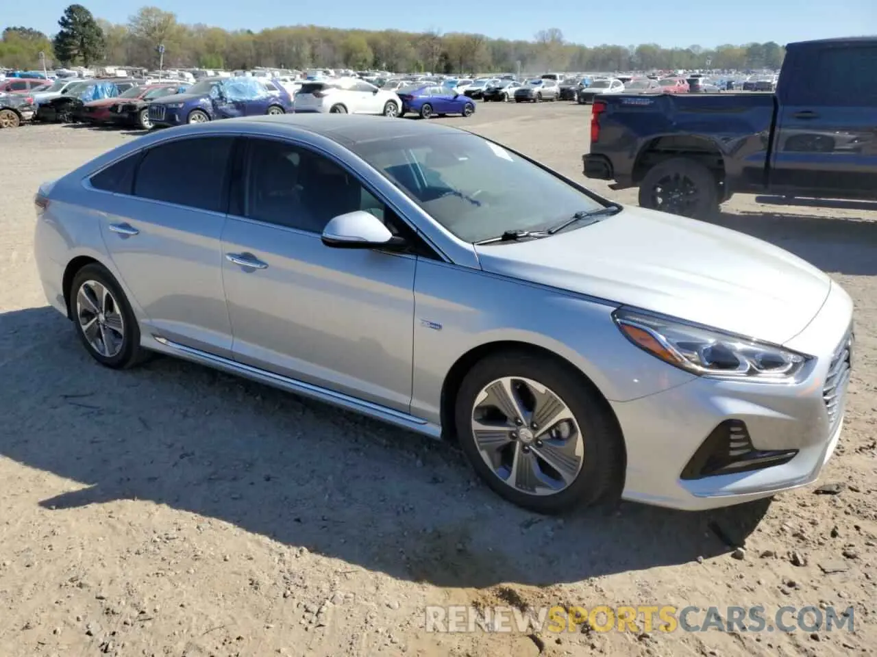 4 fotografías del automóvil dañado KMHE34L3XKA089241 HYUNDAI SONATA 2019