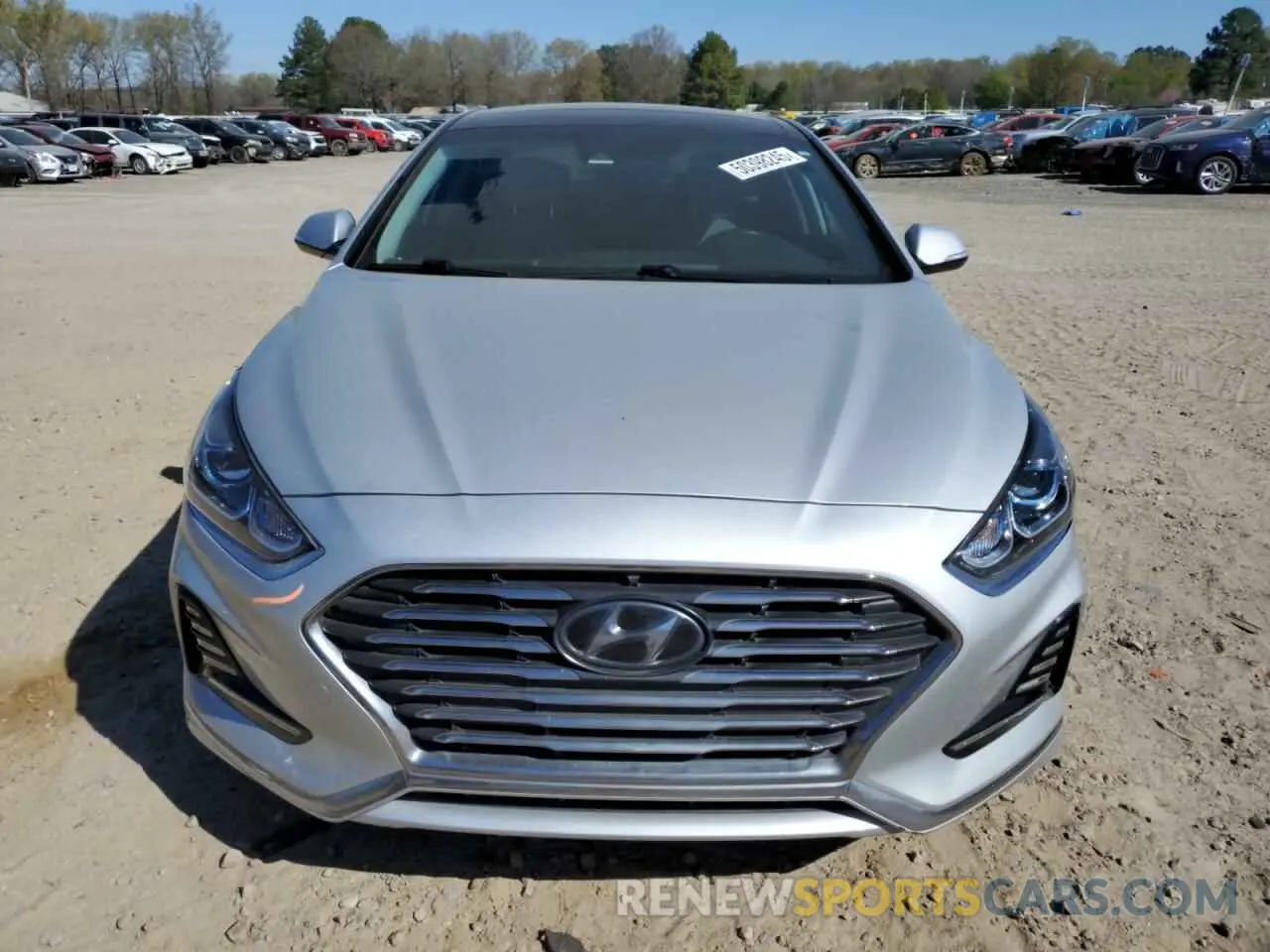 5 fotografías del automóvil dañado KMHE34L3XKA089241 HYUNDAI SONATA 2019