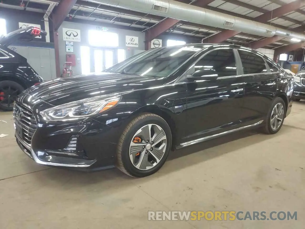 1 fotografías del automóvil dañado KMHE54L28KA092494 HYUNDAI SONATA 2019