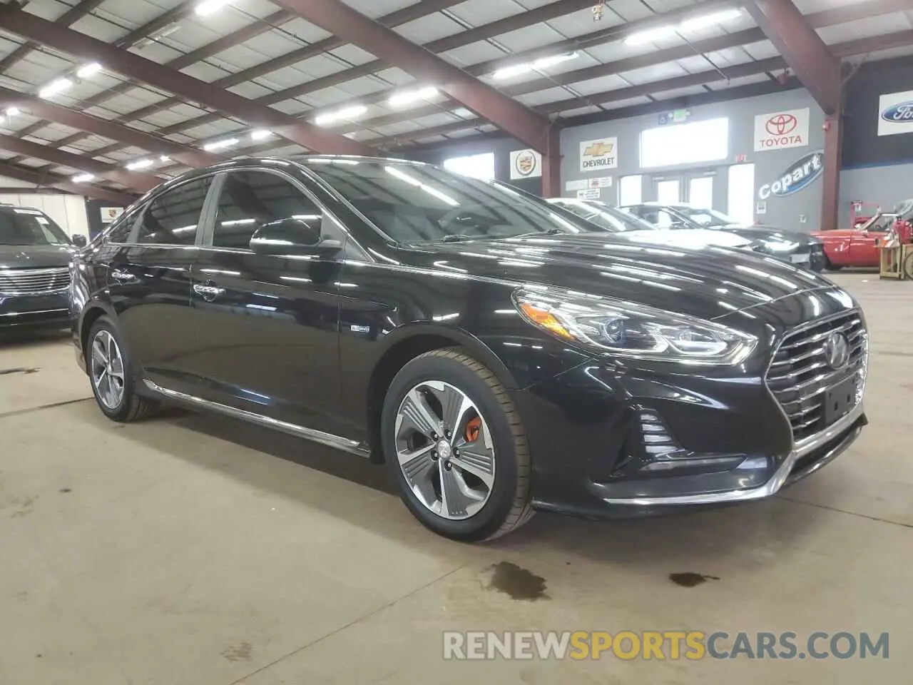 4 fotografías del automóvil dañado KMHE54L28KA092494 HYUNDAI SONATA 2019