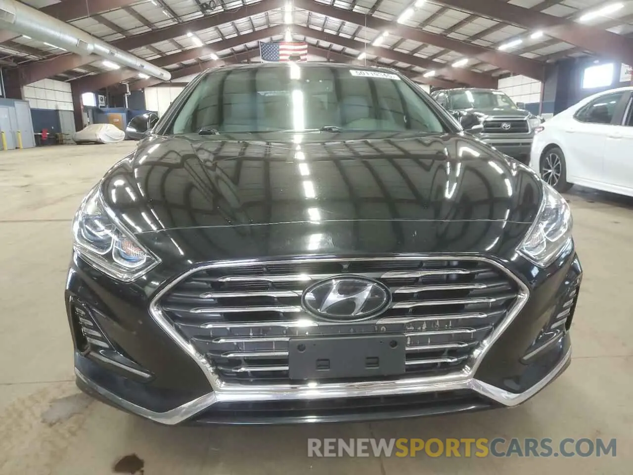5 fotografías del automóvil dañado KMHE54L28KA092494 HYUNDAI SONATA 2019
