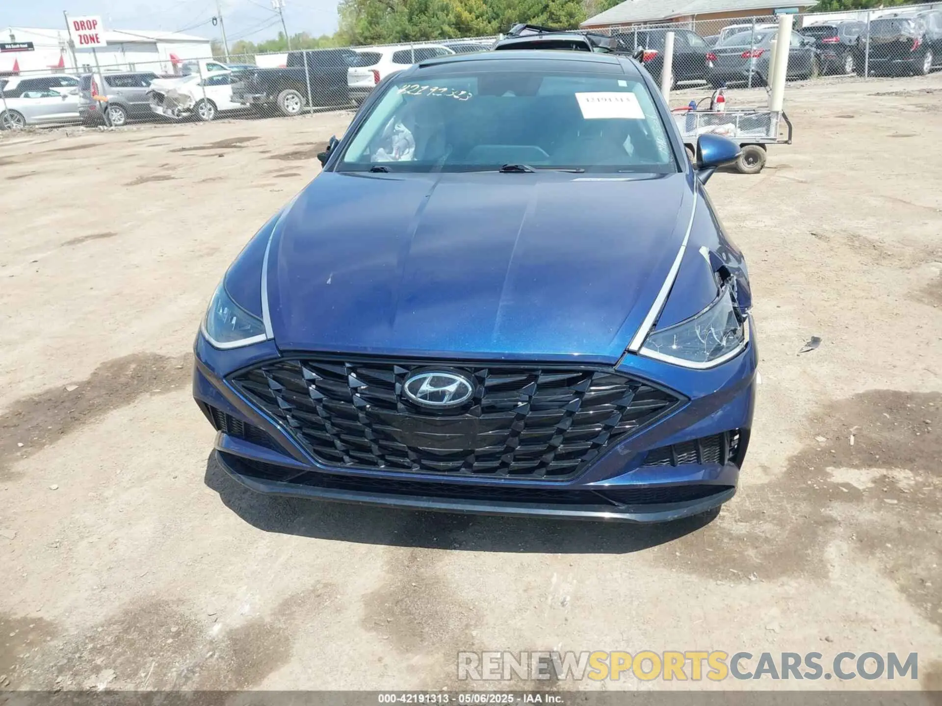 12 fotografías del automóvil dañado 5NPEF4JA0LH002065 HYUNDAI SONATA 2020
