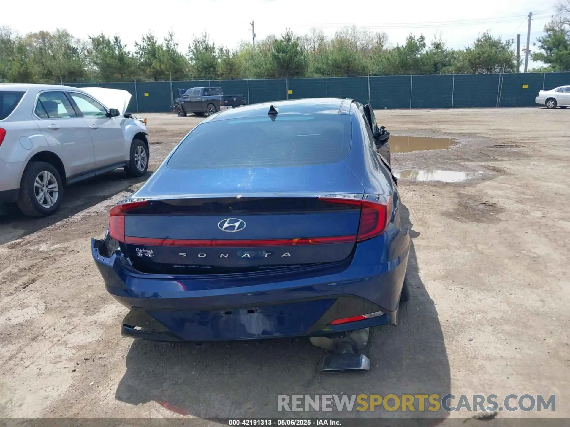16 fotografías del automóvil dañado 5NPEF4JA0LH002065 HYUNDAI SONATA 2020