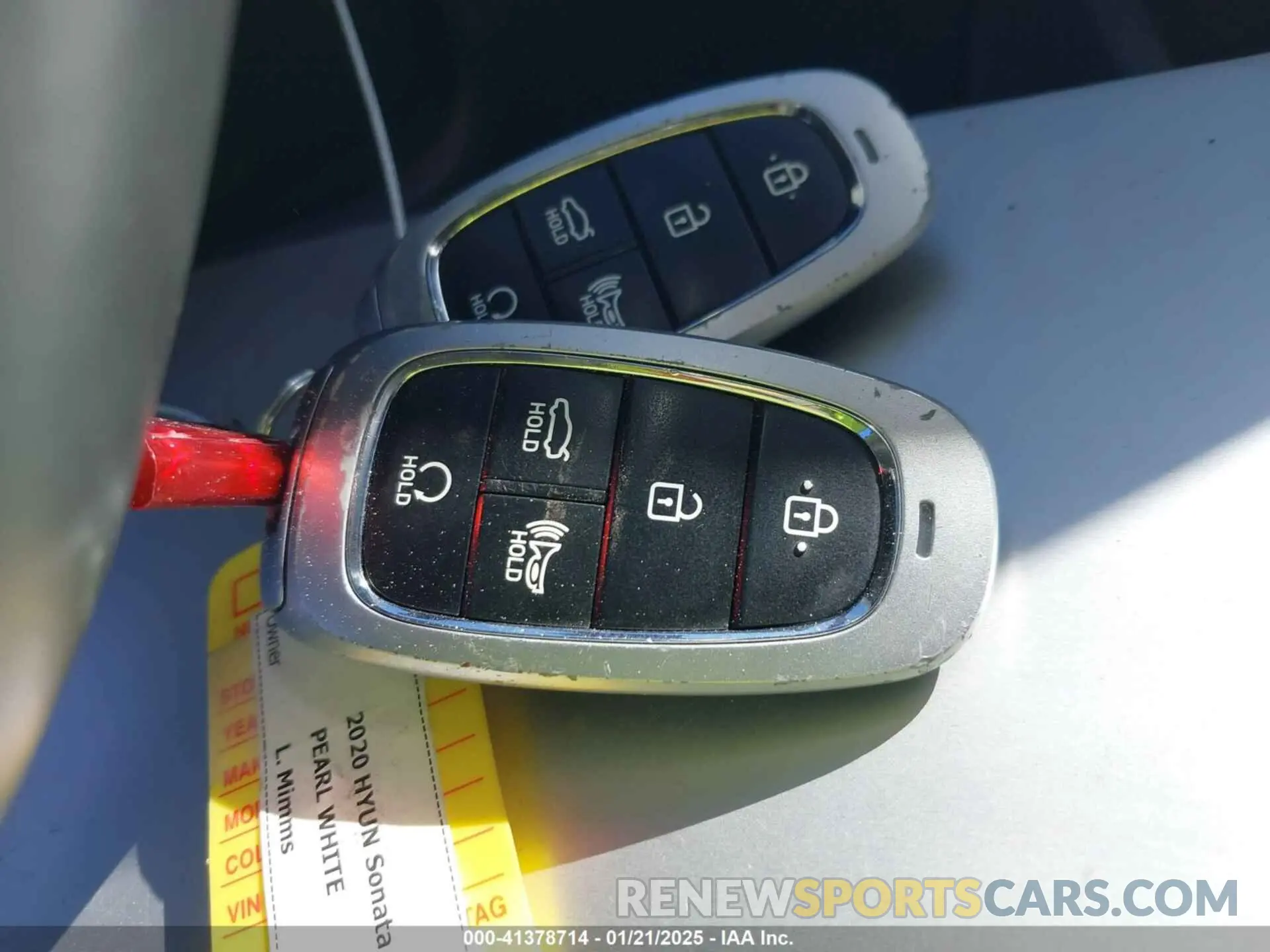 11 fotografías del automóvil dañado 5NPEF4JA0LH062069 HYUNDAI SONATA 2020