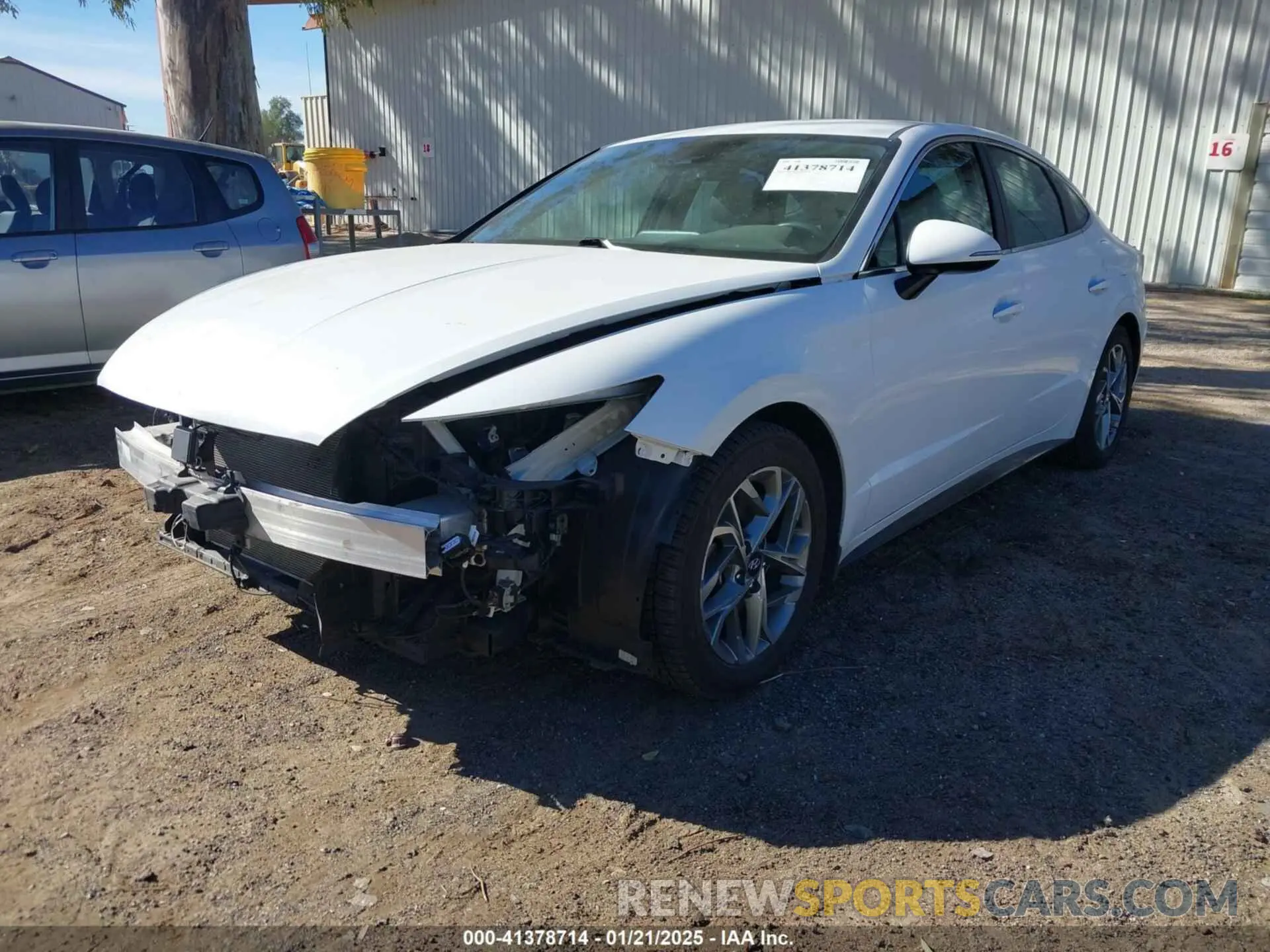 2 fotografías del automóvil dañado 5NPEF4JA0LH062069 HYUNDAI SONATA 2020
