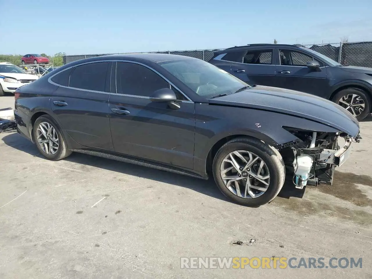 4 fotografías del automóvil dañado 5NPEF4JA2LH047024 HYUNDAI SONATA 2020
