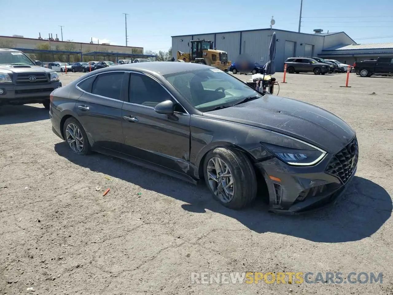 4 fotografías del automóvil dañado 5NPEF4JA2LH053244 HYUNDAI SONATA 2020