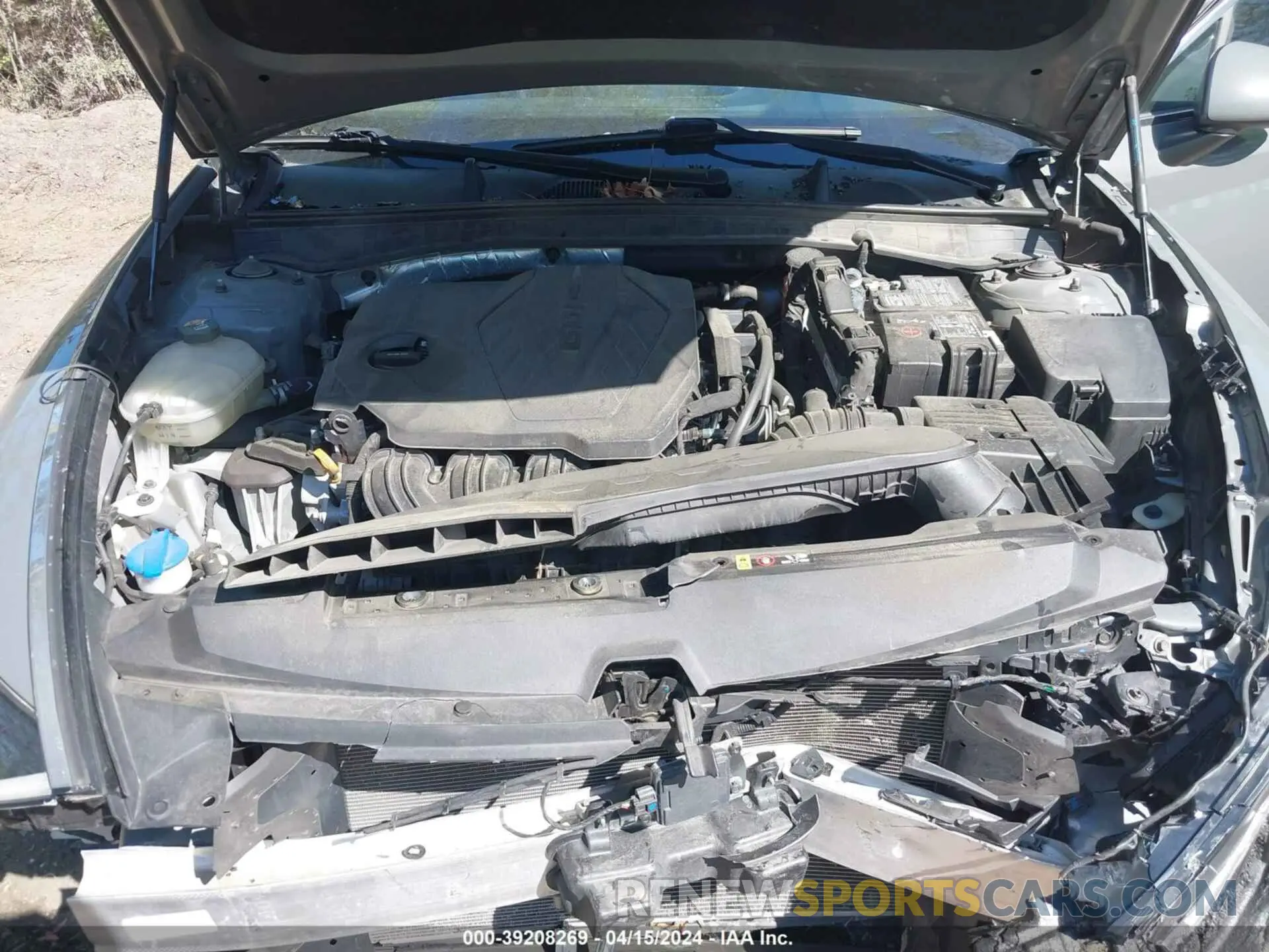 10 fotografías del automóvil dañado 5NPEF4JA3LH038882 HYUNDAI SONATA 2020