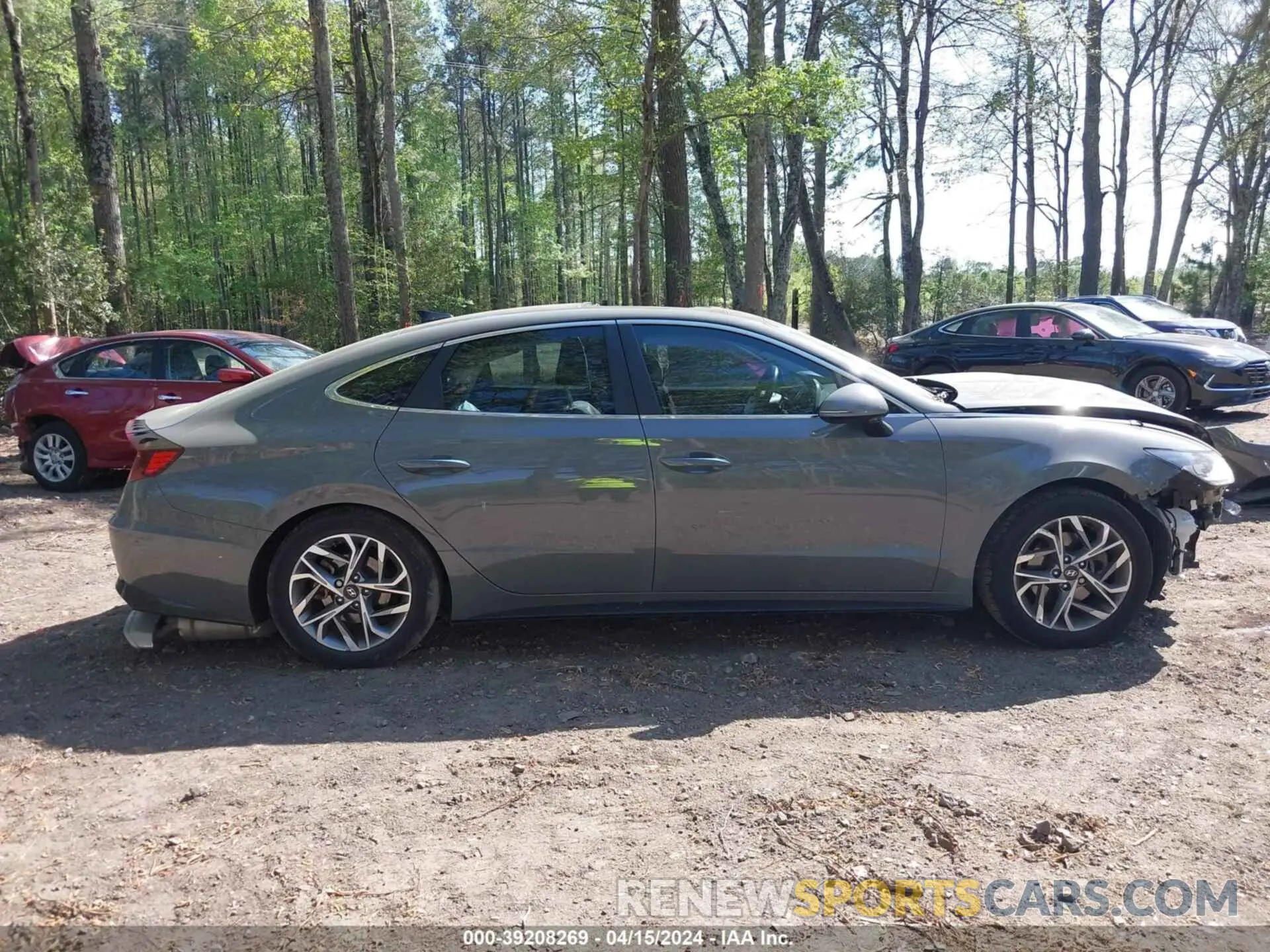 14 fotografías del automóvil dañado 5NPEF4JA3LH038882 HYUNDAI SONATA 2020