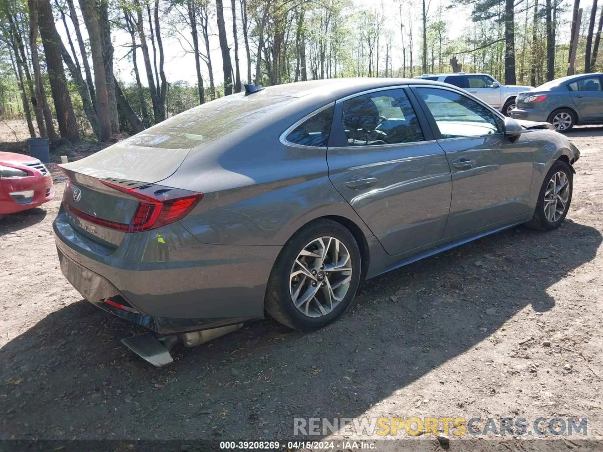 4 fotografías del automóvil dañado 5NPEF4JA3LH038882 HYUNDAI SONATA 2020
