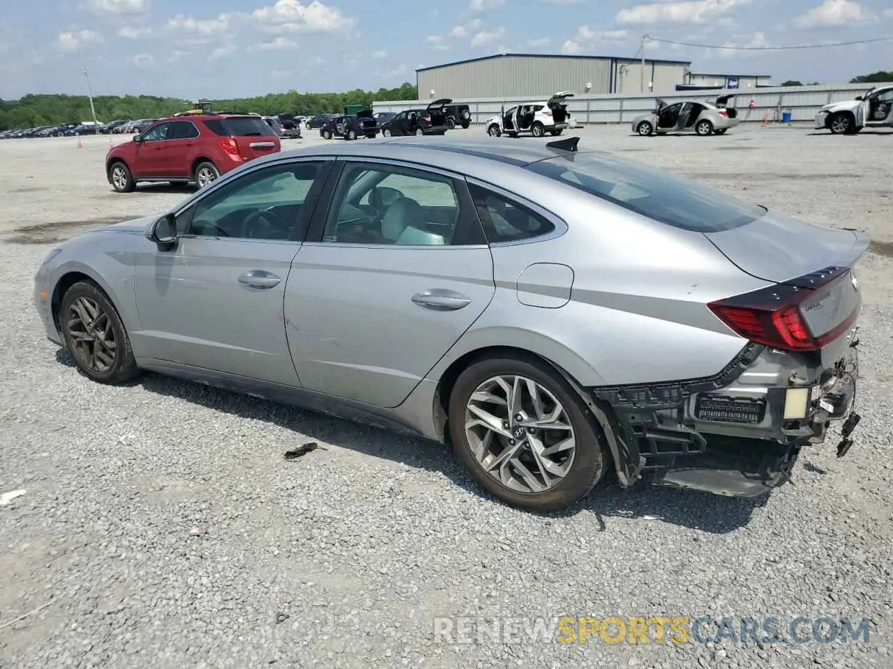 2 fotografías del automóvil dañado 5NPEF4JA3LH054063 HYUNDAI SONATA 2020
