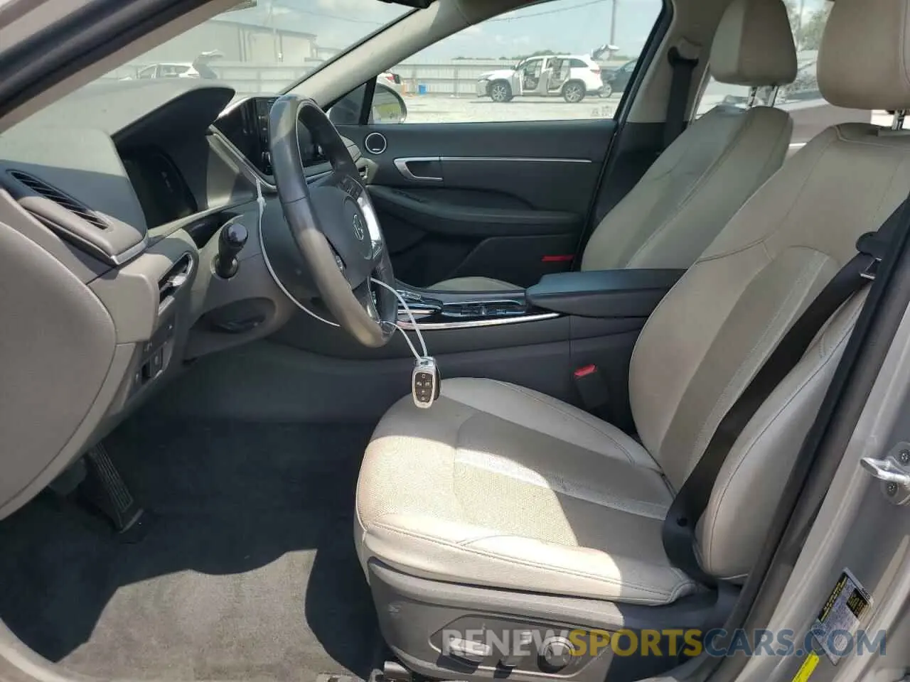 7 fotografías del automóvil dañado 5NPEF4JA3LH054063 HYUNDAI SONATA 2020