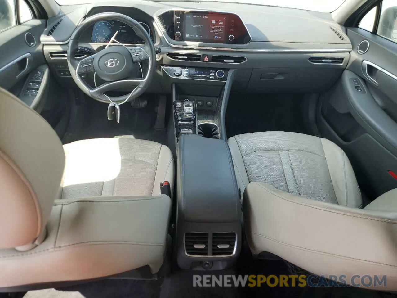 8 fotografías del automóvil dañado 5NPEF4JA3LH054063 HYUNDAI SONATA 2020
