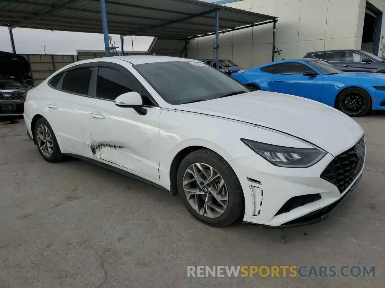 4 fotografías del automóvil dañado 5NPEF4JA3LH058842 HYUNDAI SONATA 2020