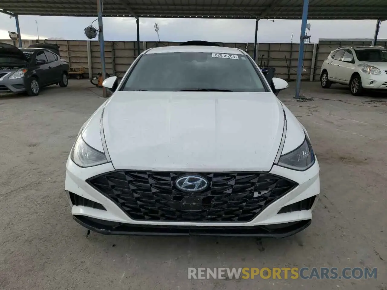 5 fotografías del automóvil dañado 5NPEF4JA3LH058842 HYUNDAI SONATA 2020