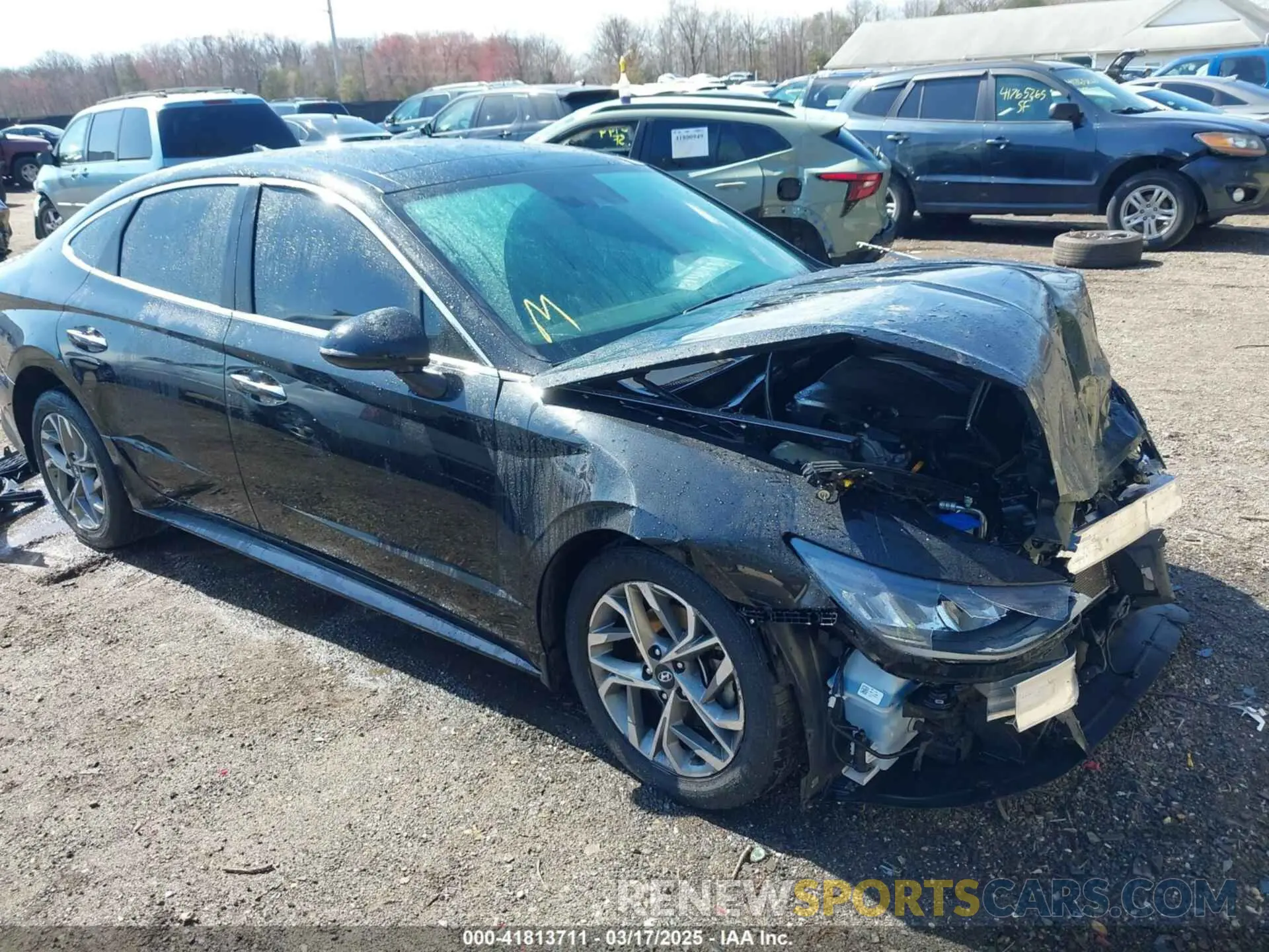 1 fotografías del automóvil dañado 5NPEF4JA3LH059215 HYUNDAI SONATA 2020