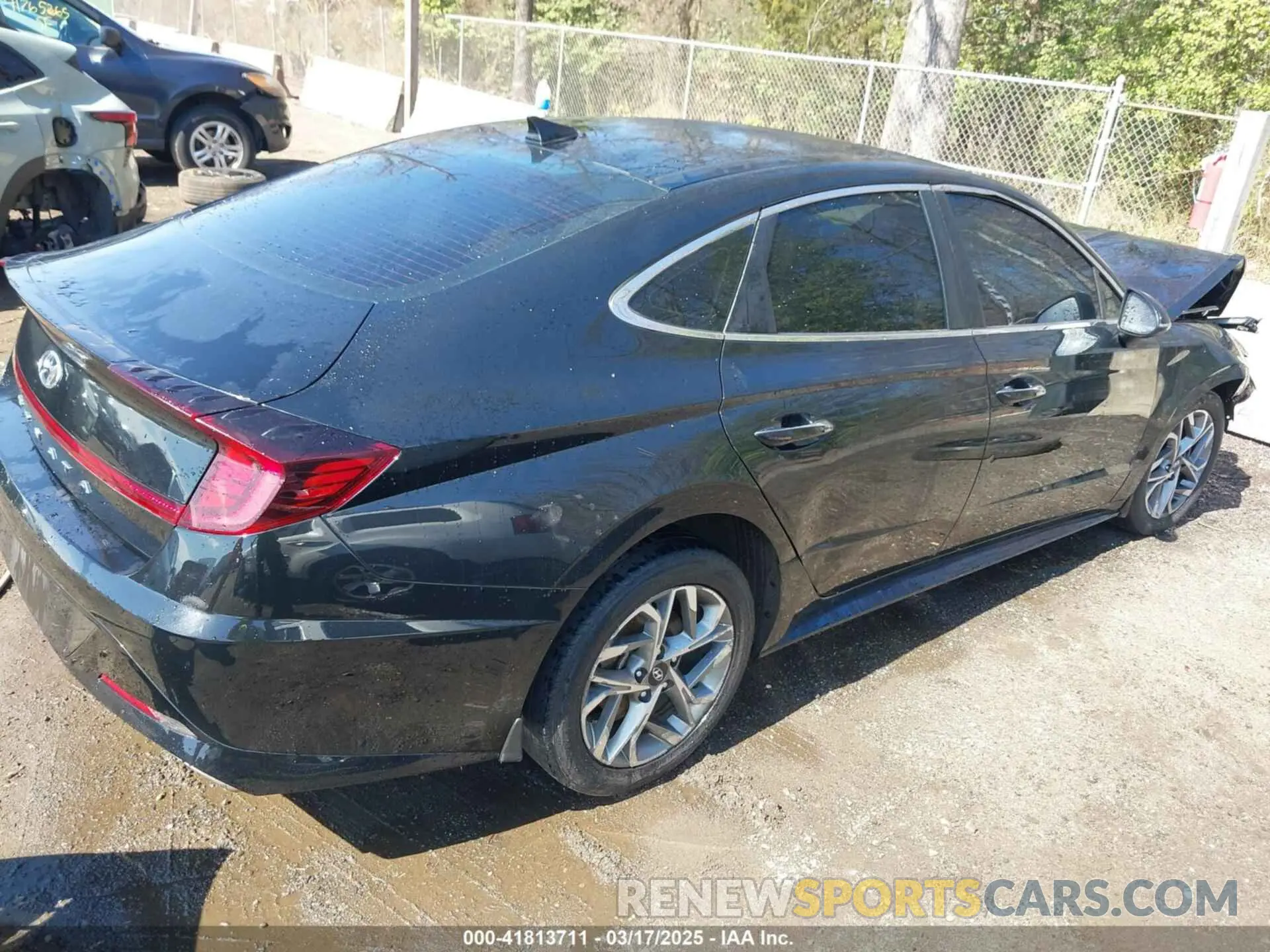4 fotografías del automóvil dañado 5NPEF4JA3LH059215 HYUNDAI SONATA 2020