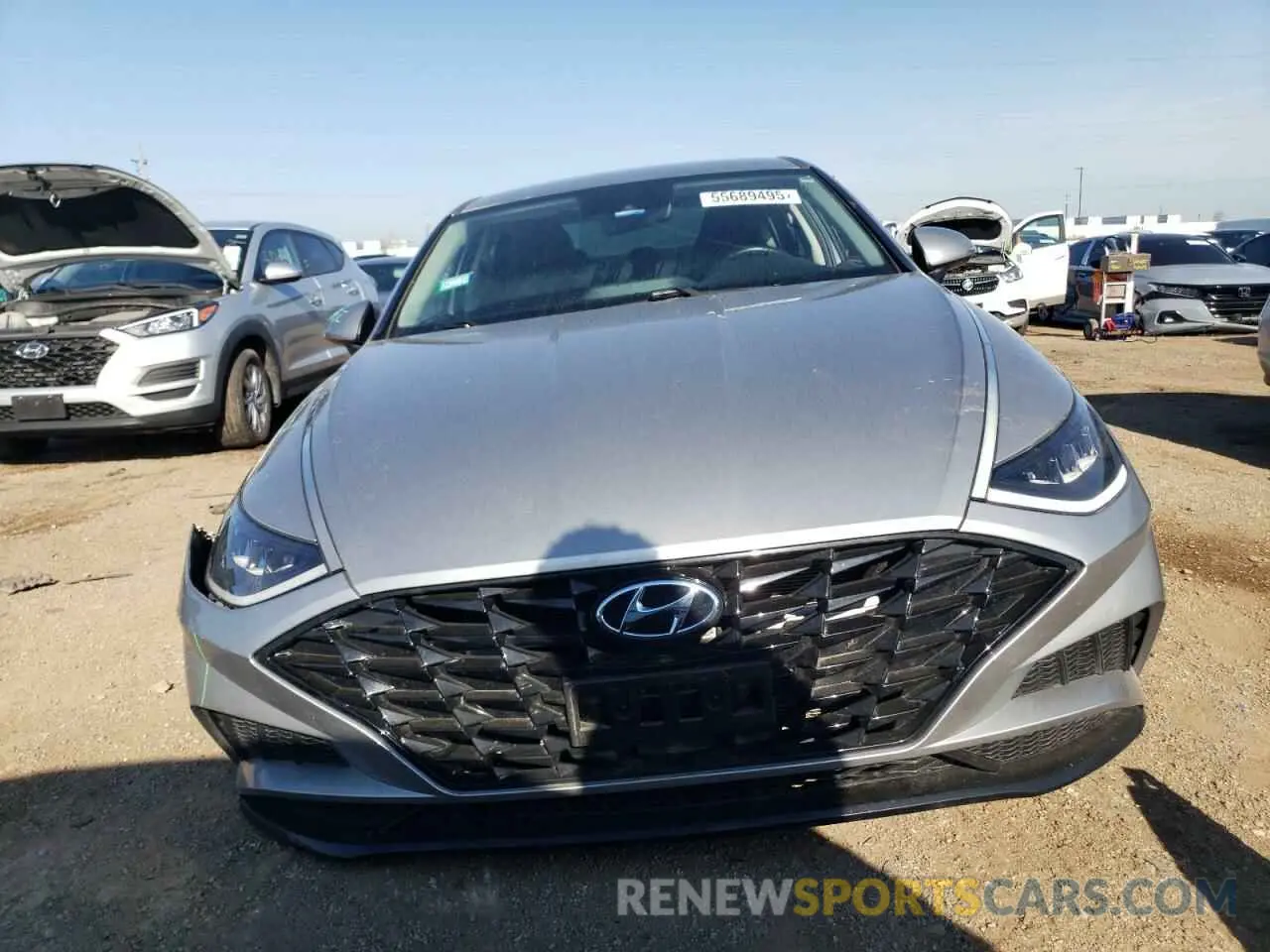 5 fotografías del automóvil dañado 5NPEF4JA3LH060610 HYUNDAI SONATA 2020