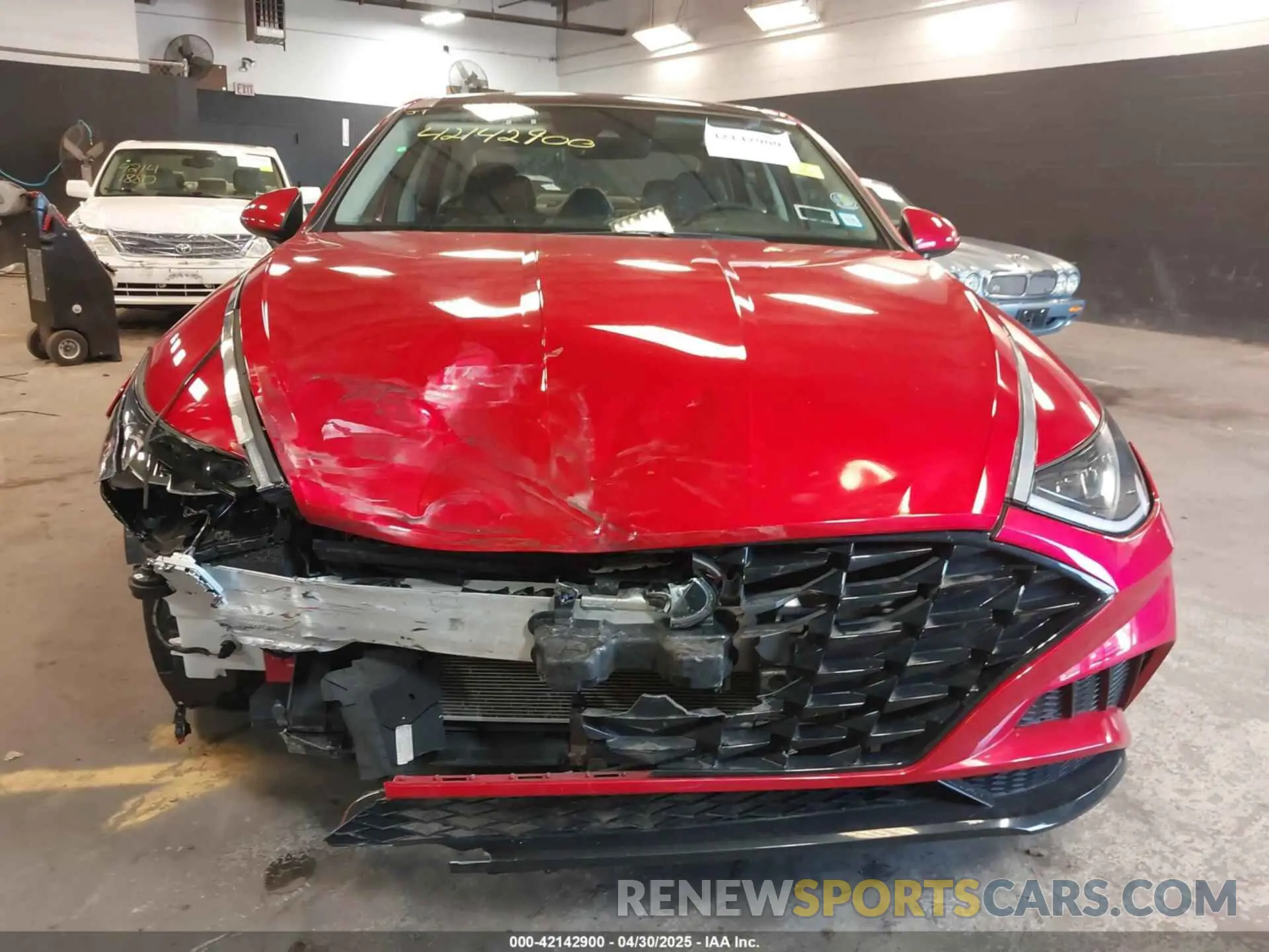 6 fotografías del automóvil dañado 5NPEF4JA5LH015250 HYUNDAI SONATA 2020