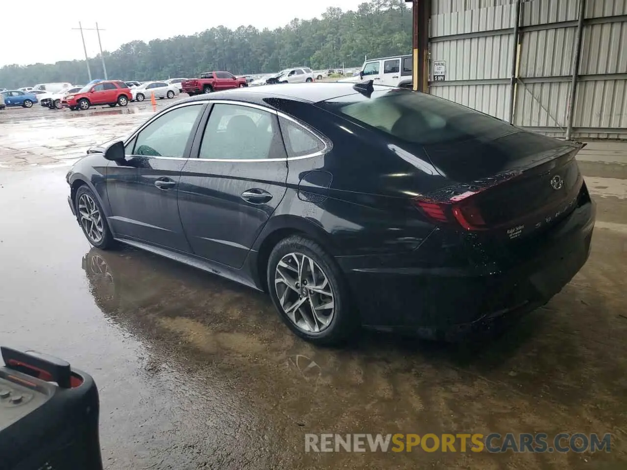 2 fotografías del automóvil dañado 5NPEF4JA5LH023509 HYUNDAI SONATA 2020