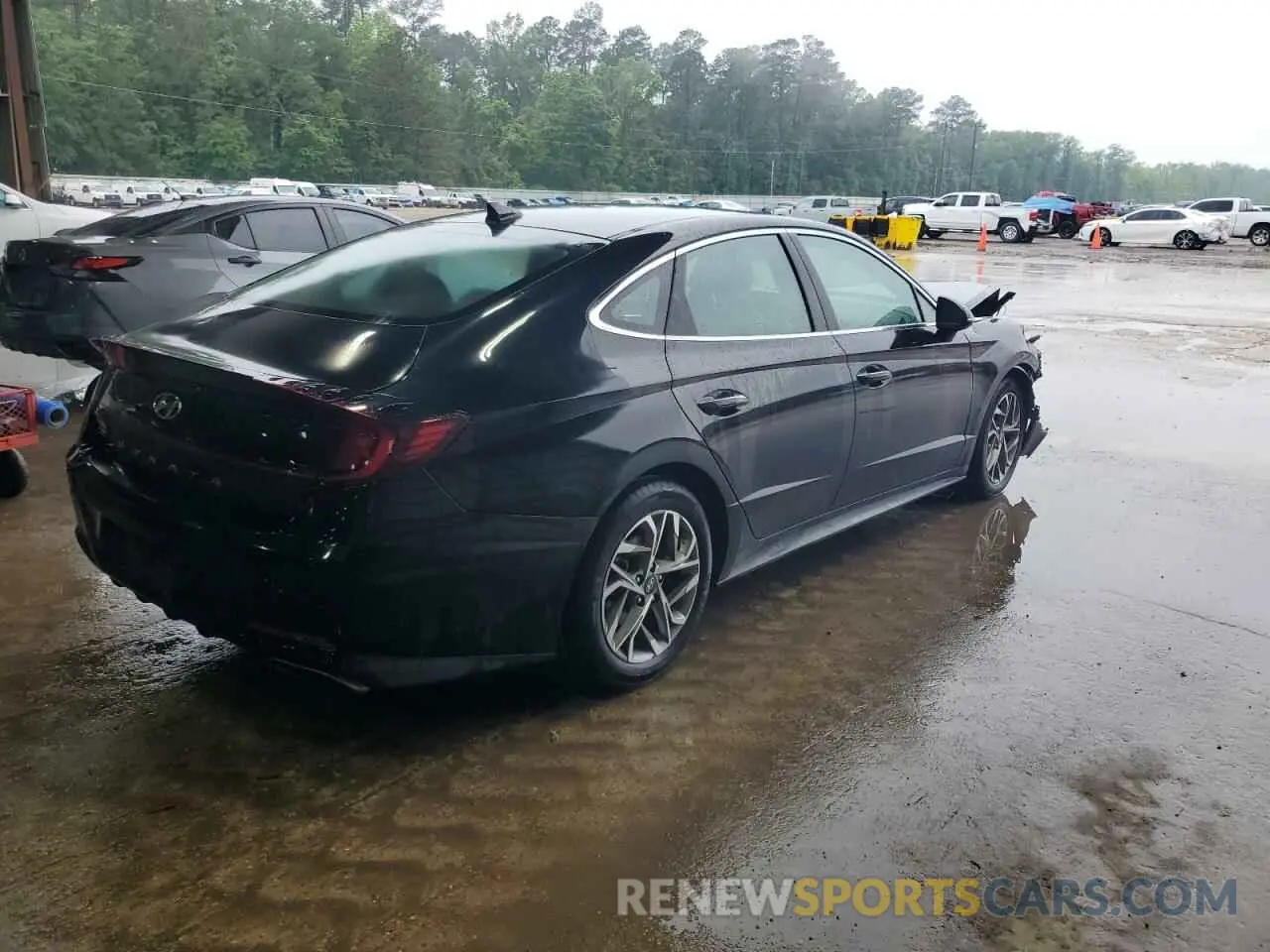 3 fotografías del automóvil dañado 5NPEF4JA5LH023509 HYUNDAI SONATA 2020