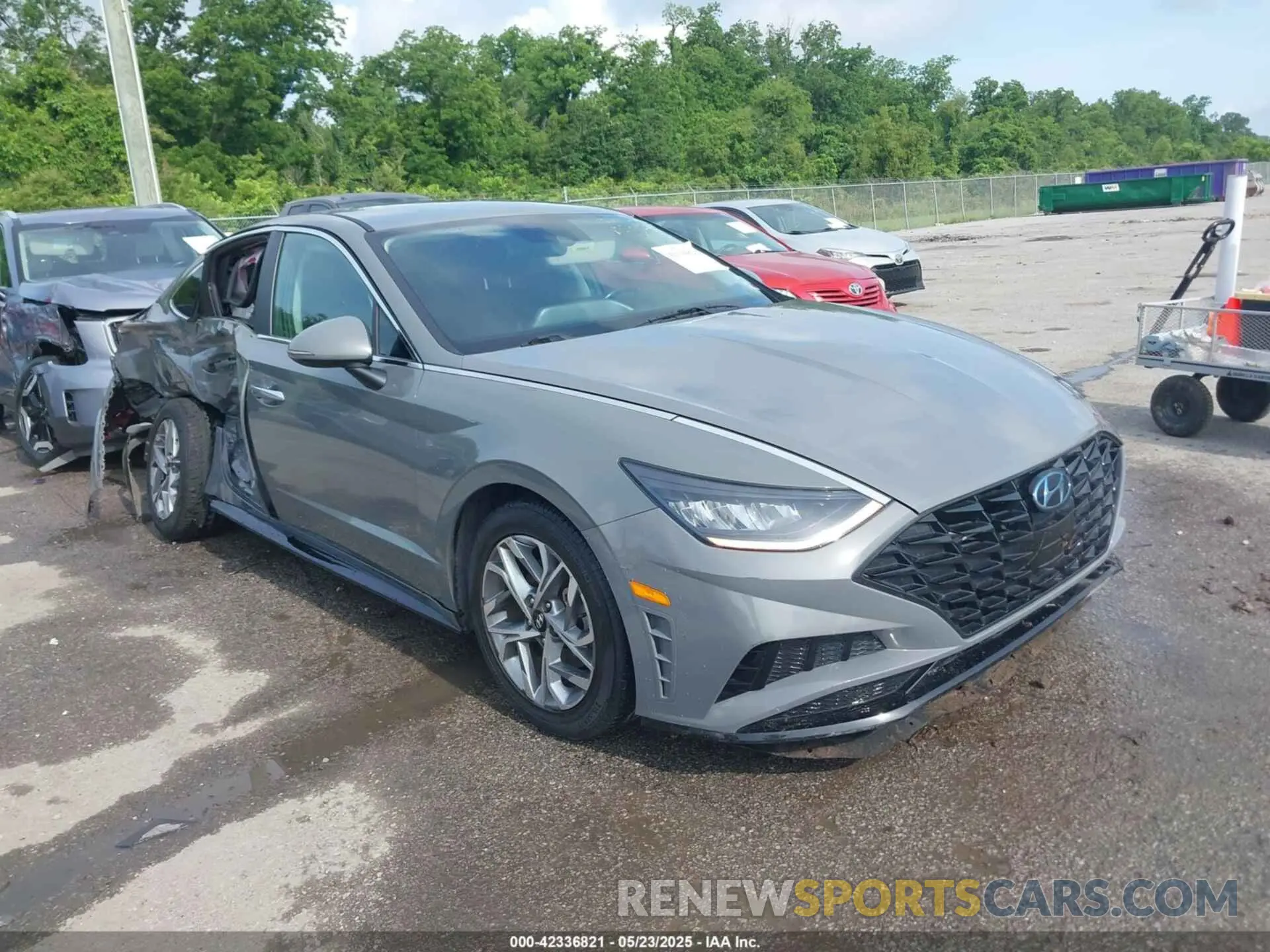 1 fotografías del automóvil dañado 5NPEF4JA5LH023641 HYUNDAI SONATA 2020