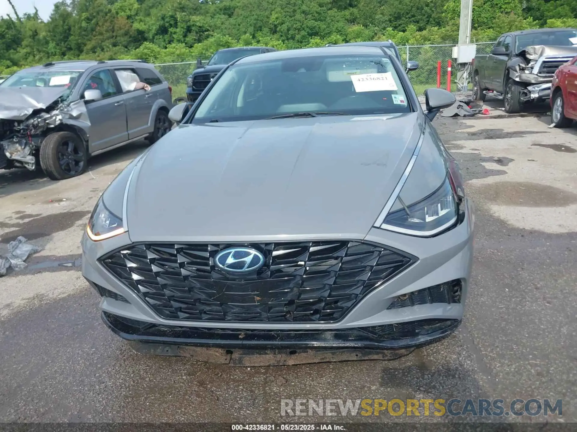 12 fotografías del automóvil dañado 5NPEF4JA5LH023641 HYUNDAI SONATA 2020