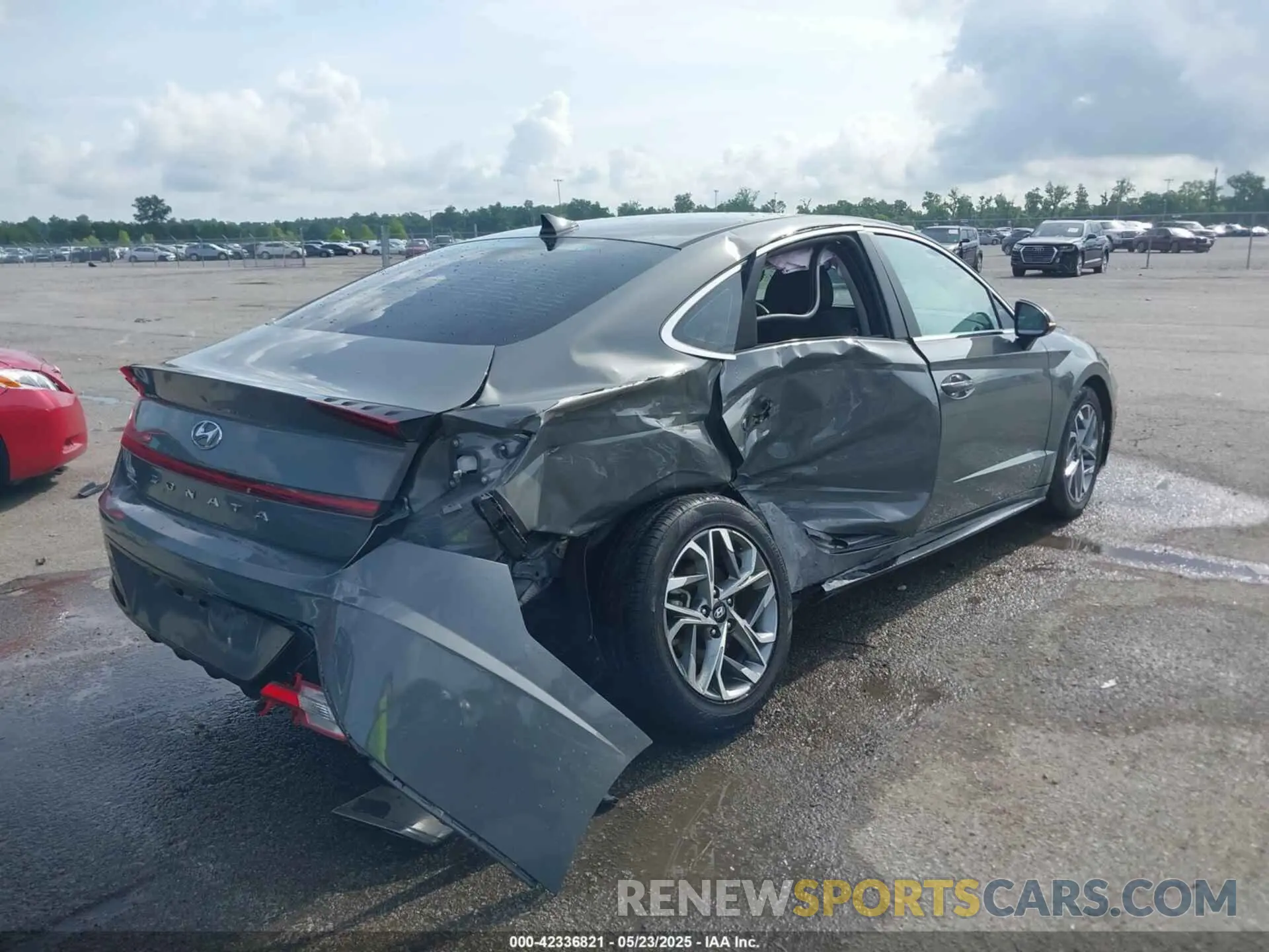 4 fotografías del automóvil dañado 5NPEF4JA5LH023641 HYUNDAI SONATA 2020