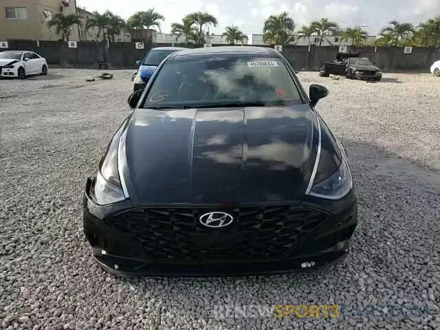 11 fotografías del automóvil dañado 5NPEF4JA5LH029908 HYUNDAI SONATA 2020