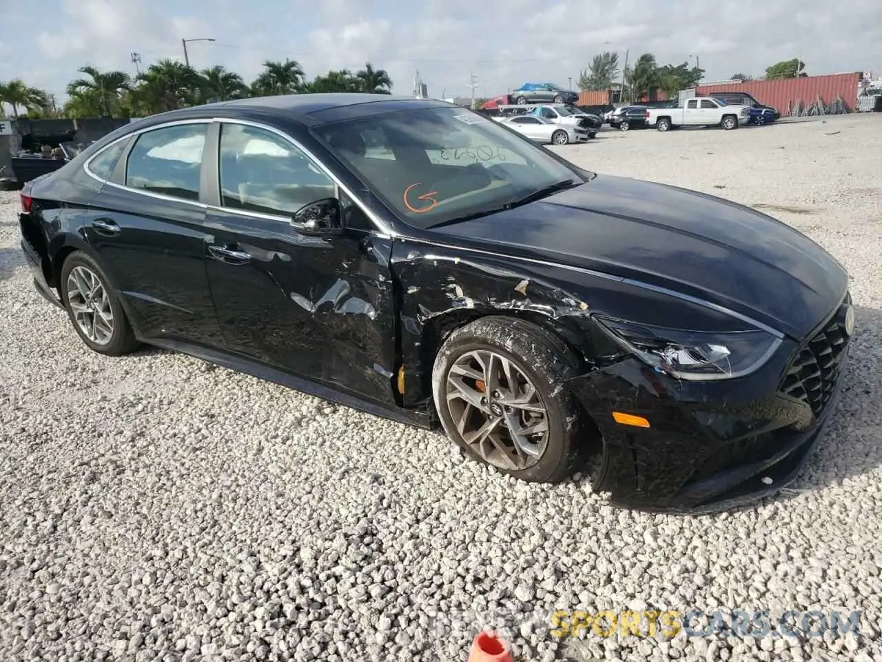 4 fotografías del automóvil dañado 5NPEF4JA5LH029908 HYUNDAI SONATA 2020