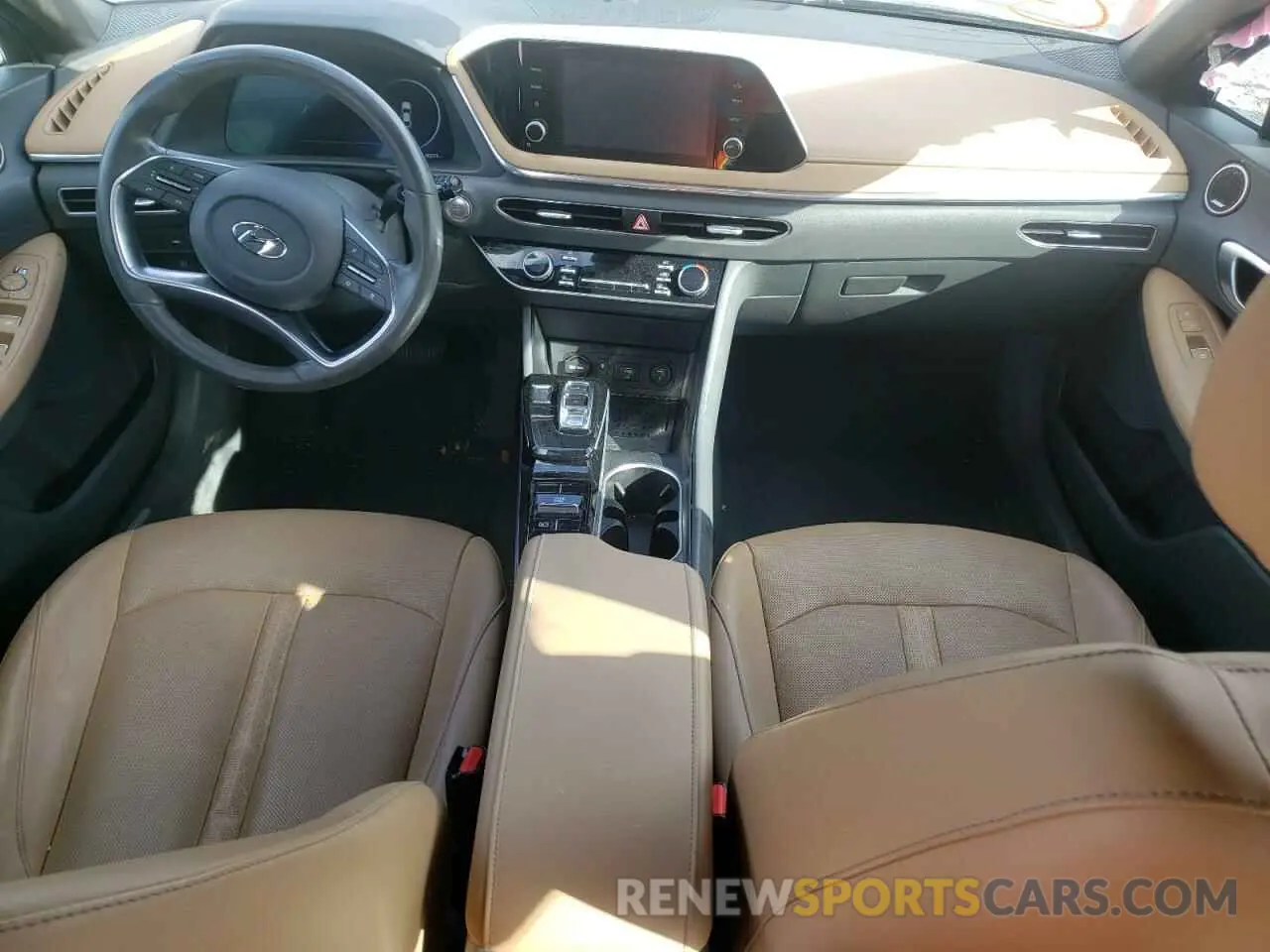 8 fotografías del automóvil dañado 5NPEF4JA5LH029908 HYUNDAI SONATA 2020