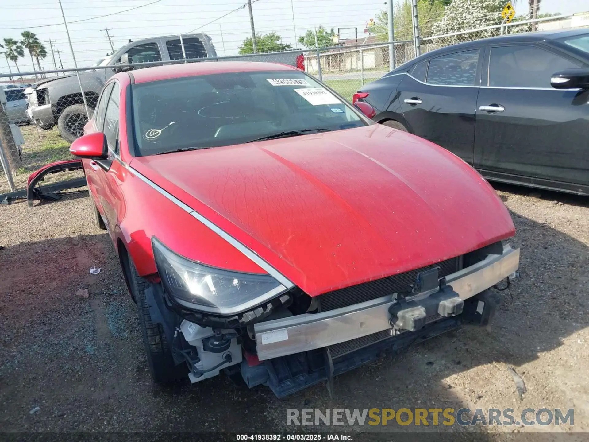 1 fotografías del automóvil dañado 5NPEF4JA5LH043095 HYUNDAI SONATA 2020