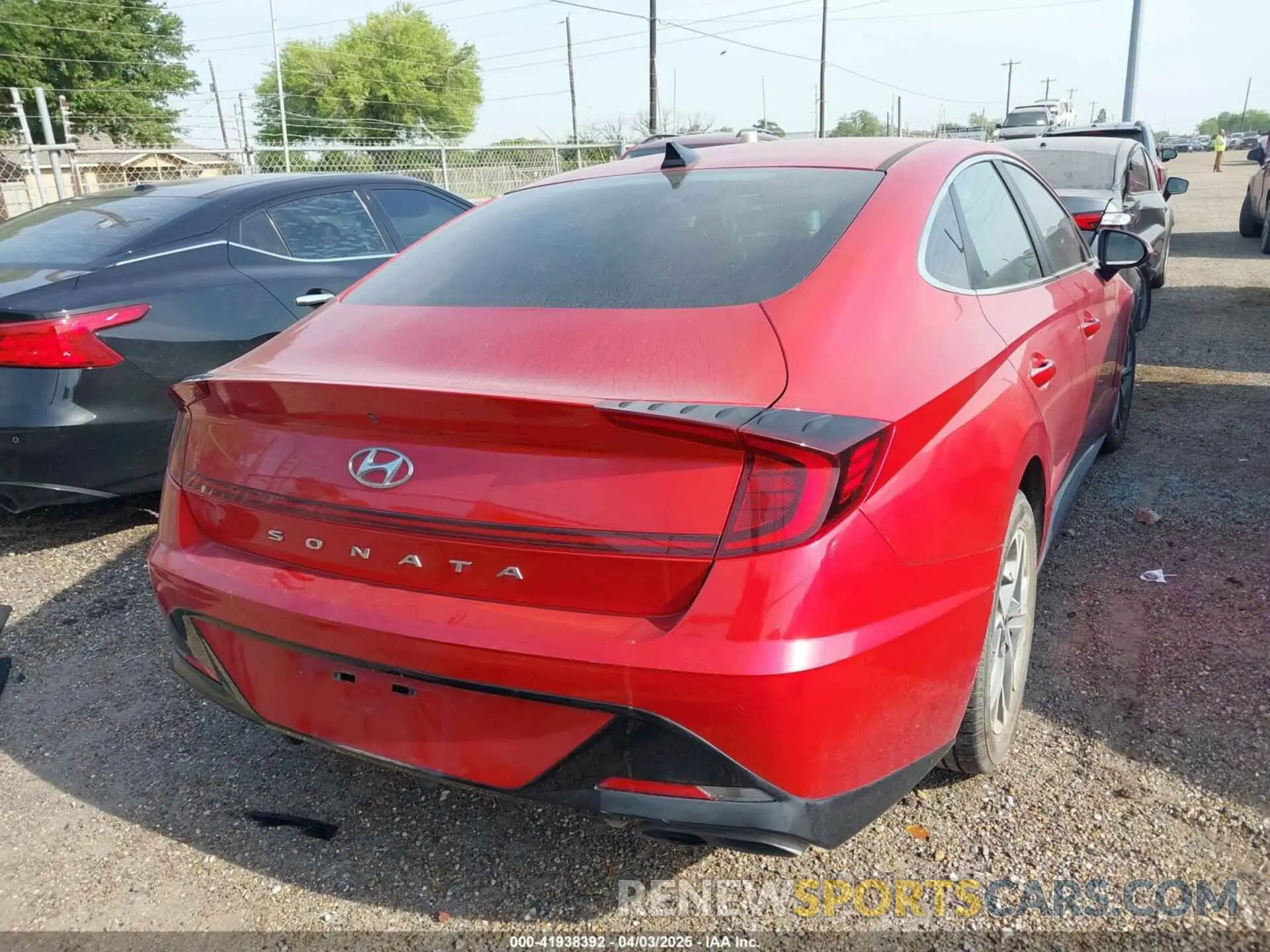 4 fotografías del automóvil dañado 5NPEF4JA5LH043095 HYUNDAI SONATA 2020