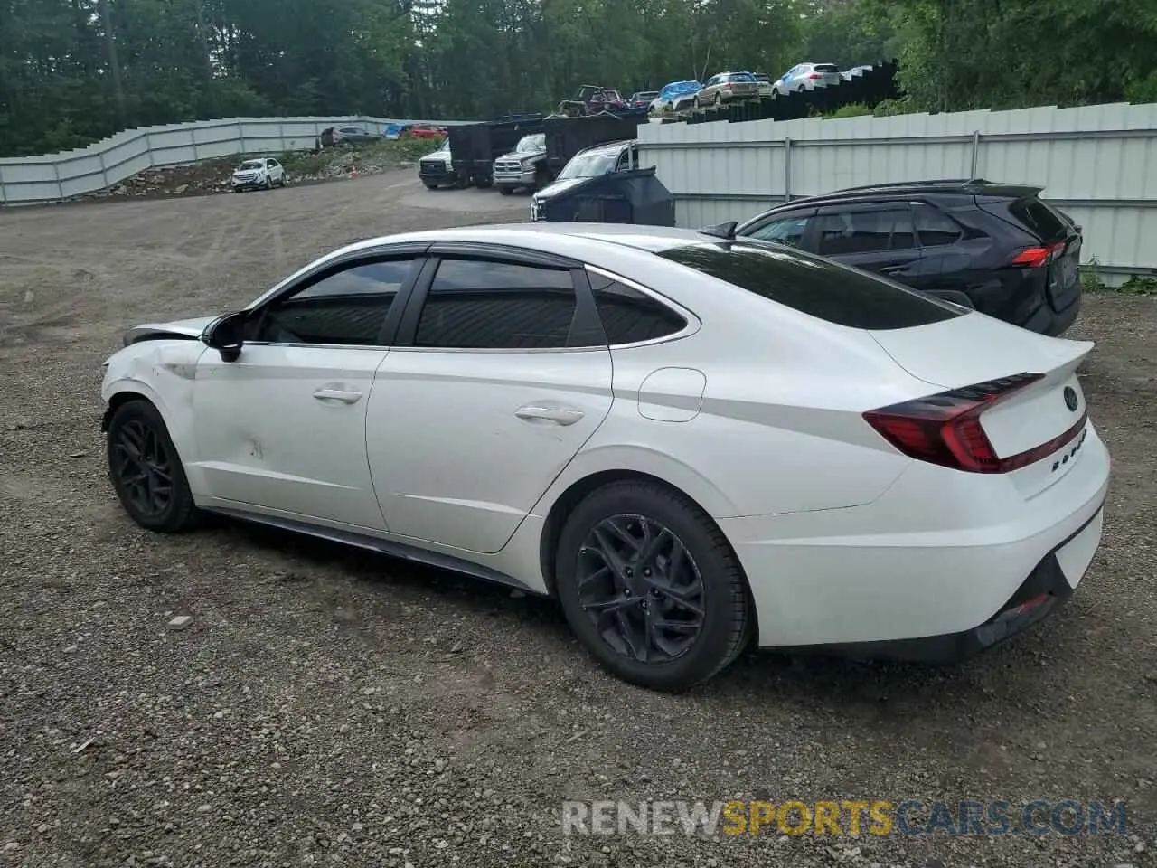 2 fotografías del automóvil dañado 5NPEF4JA6LH012700 HYUNDAI SONATA 2020
