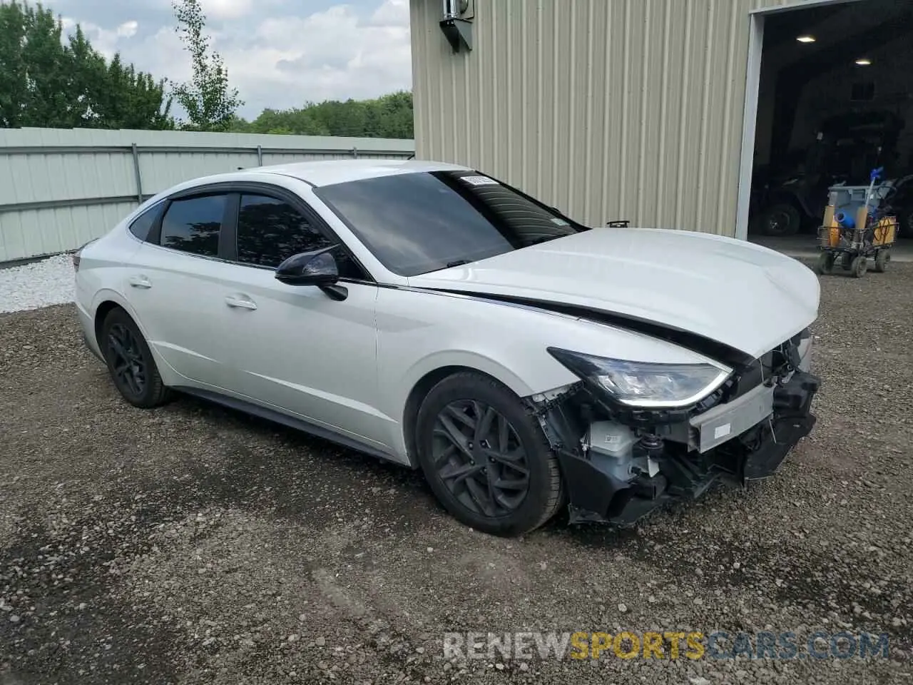 4 fotografías del automóvil dañado 5NPEF4JA6LH012700 HYUNDAI SONATA 2020